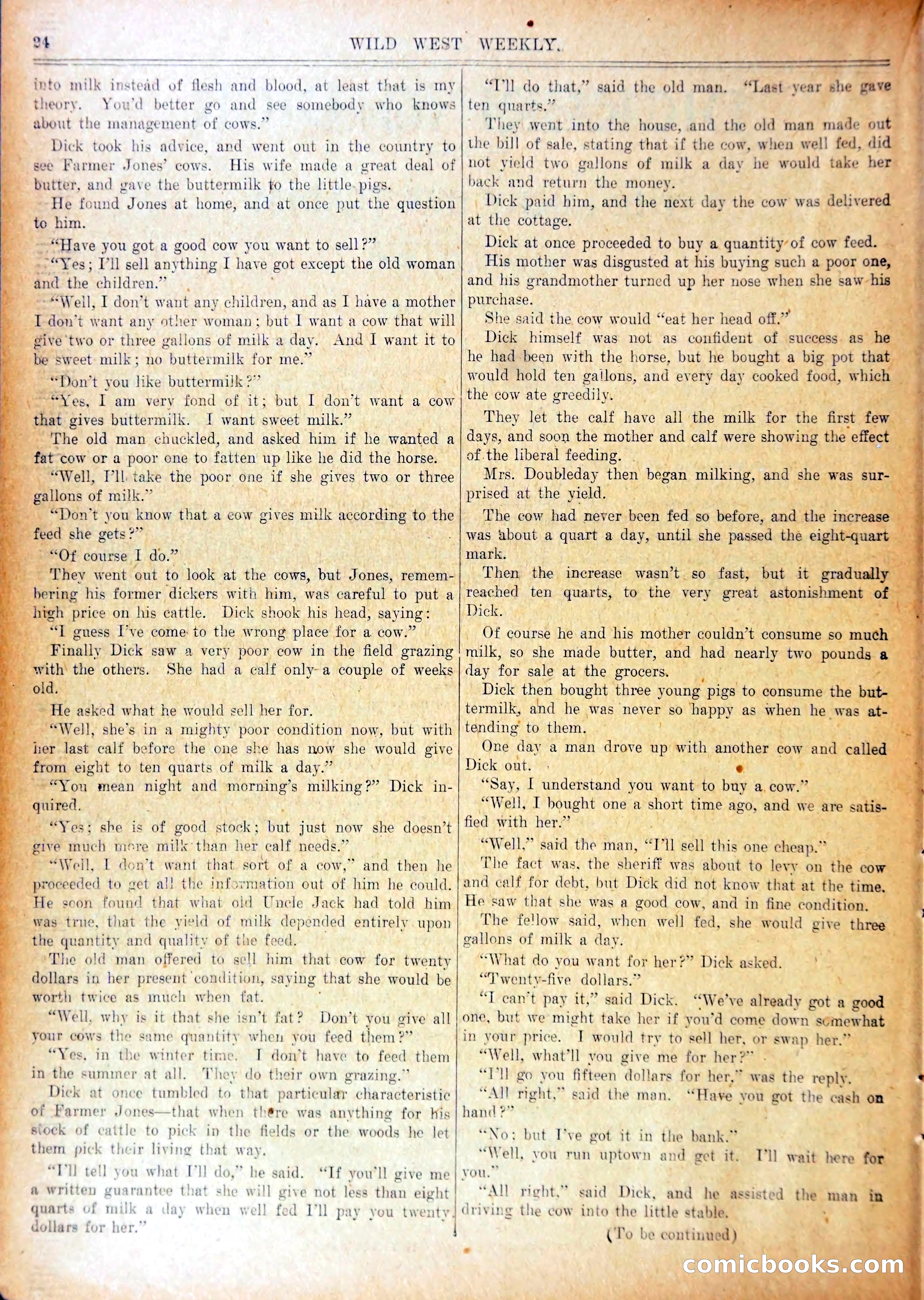 Wild West Weekly No. 640 — page 27 of 37