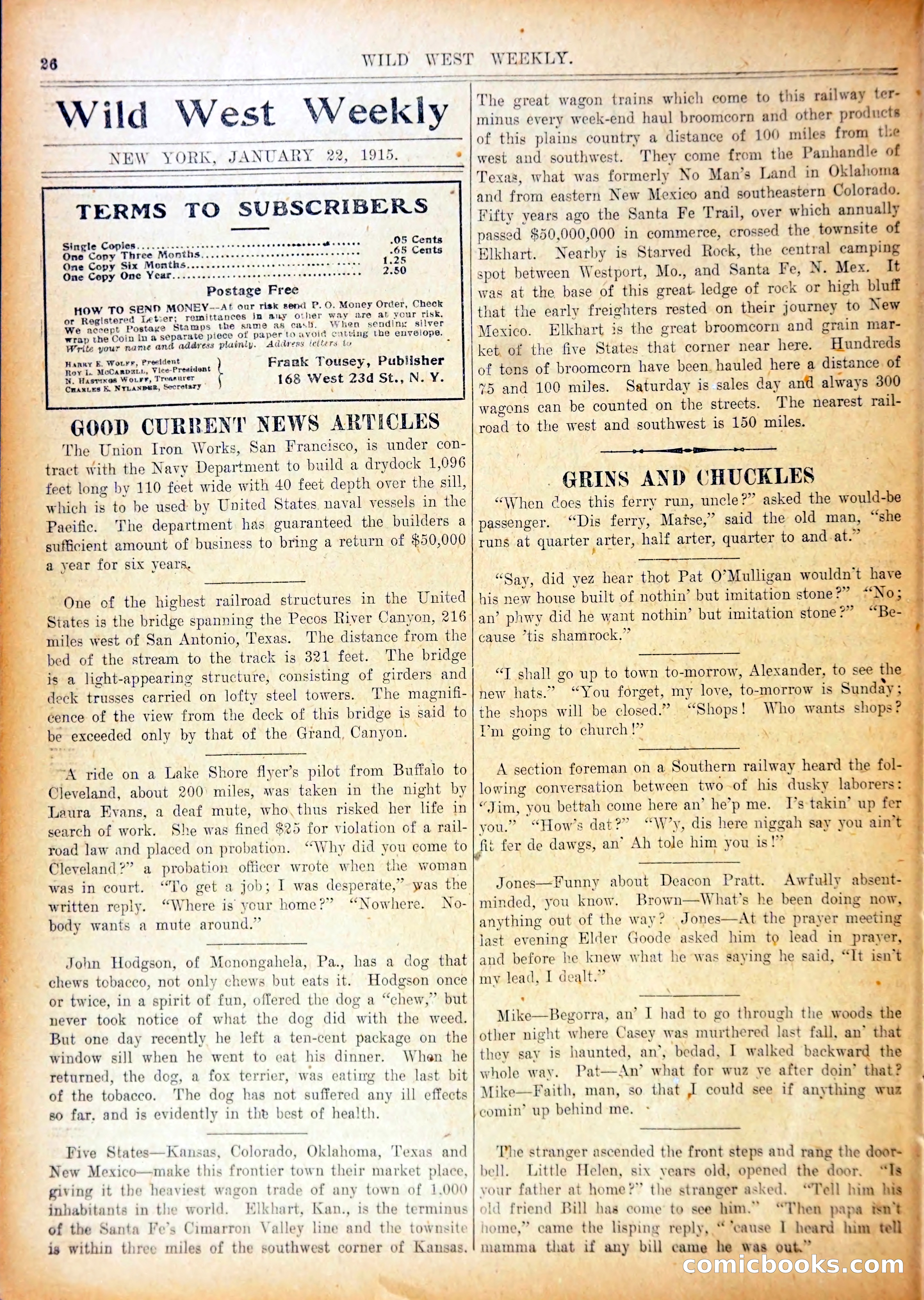 Wild West Weekly No. 640 — page 29 of 37