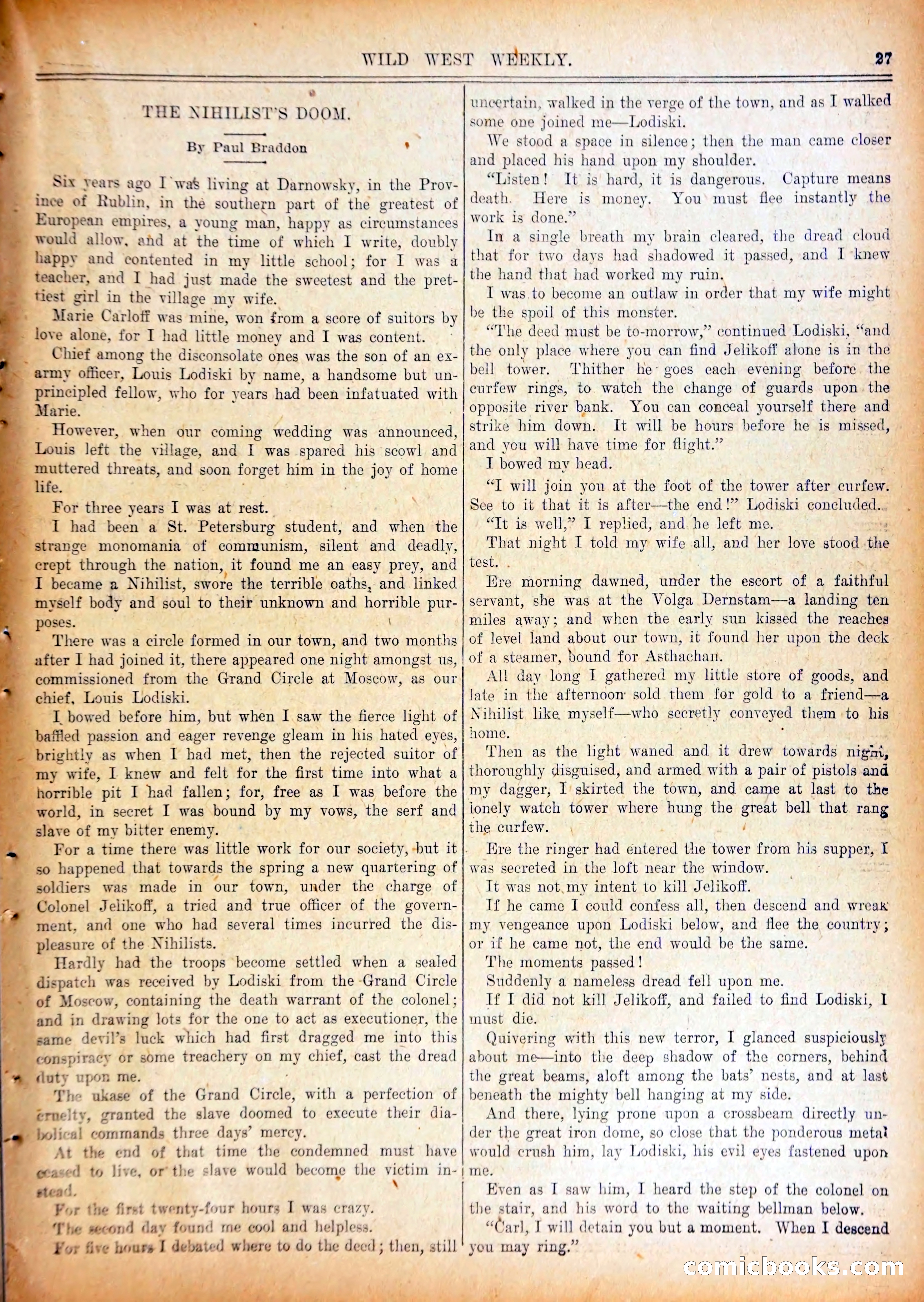 Wild West Weekly No. 640 — page 30 of 37