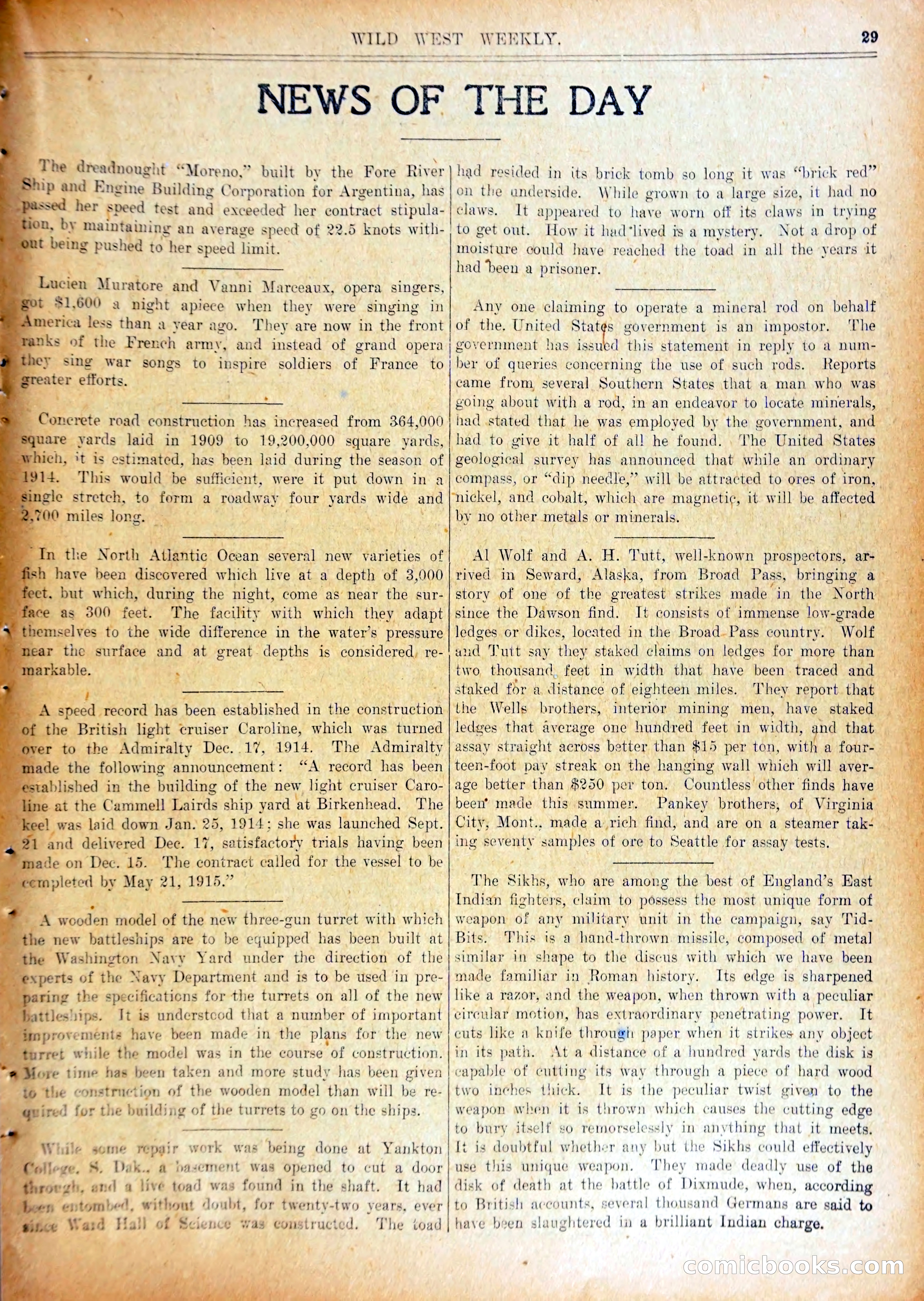 Wild West Weekly No. 640 — page 32 of 37