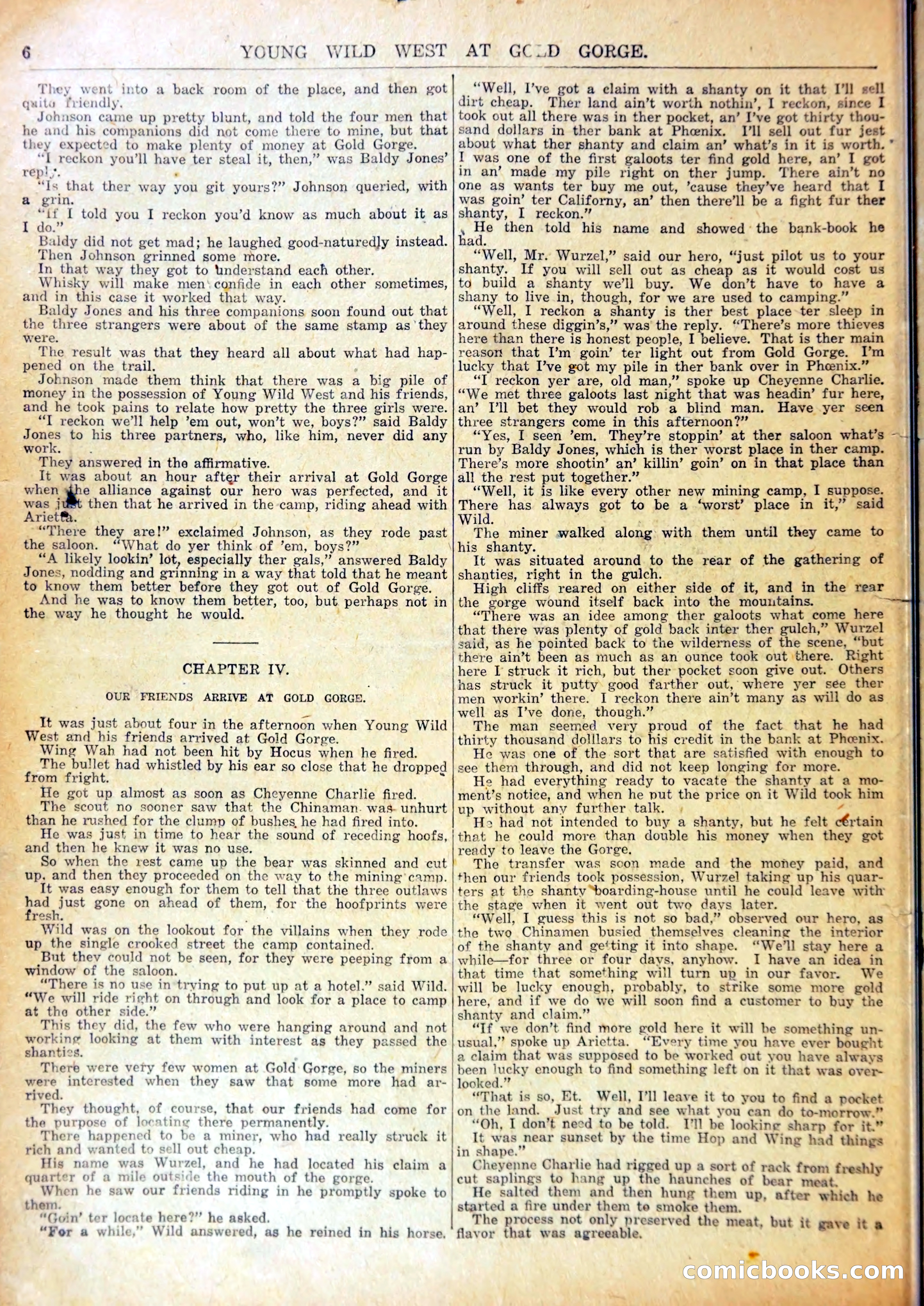 Young Wild West at Gold Forge, or, Arietta and the Drop of Death — page 9 of 37