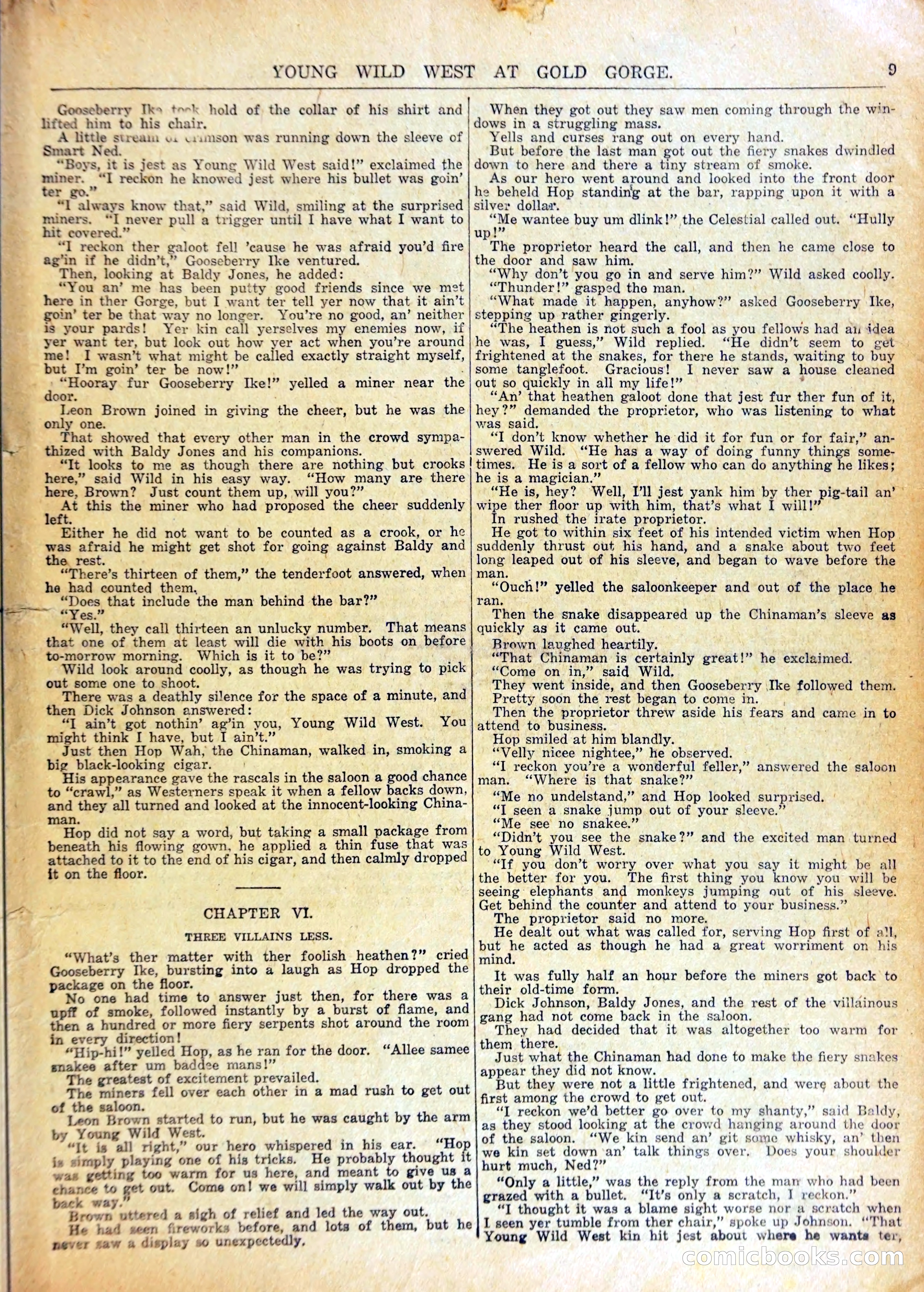 Young Wild West at Gold Forge, or, Arietta and the Drop of Death — page 12 of 37