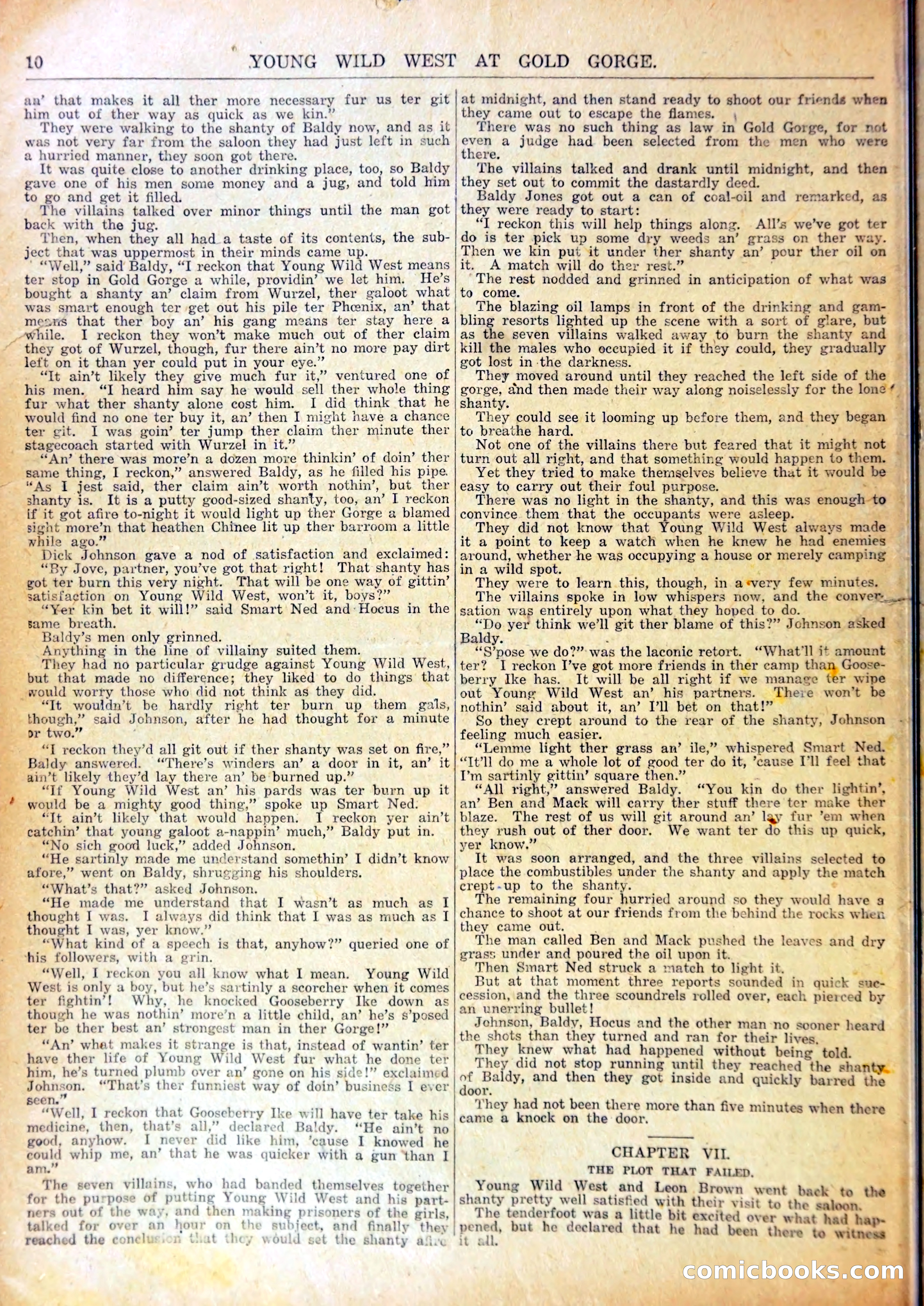 Young Wild West at Gold Forge, or, Arietta and the Drop of Death — page 13 of 37