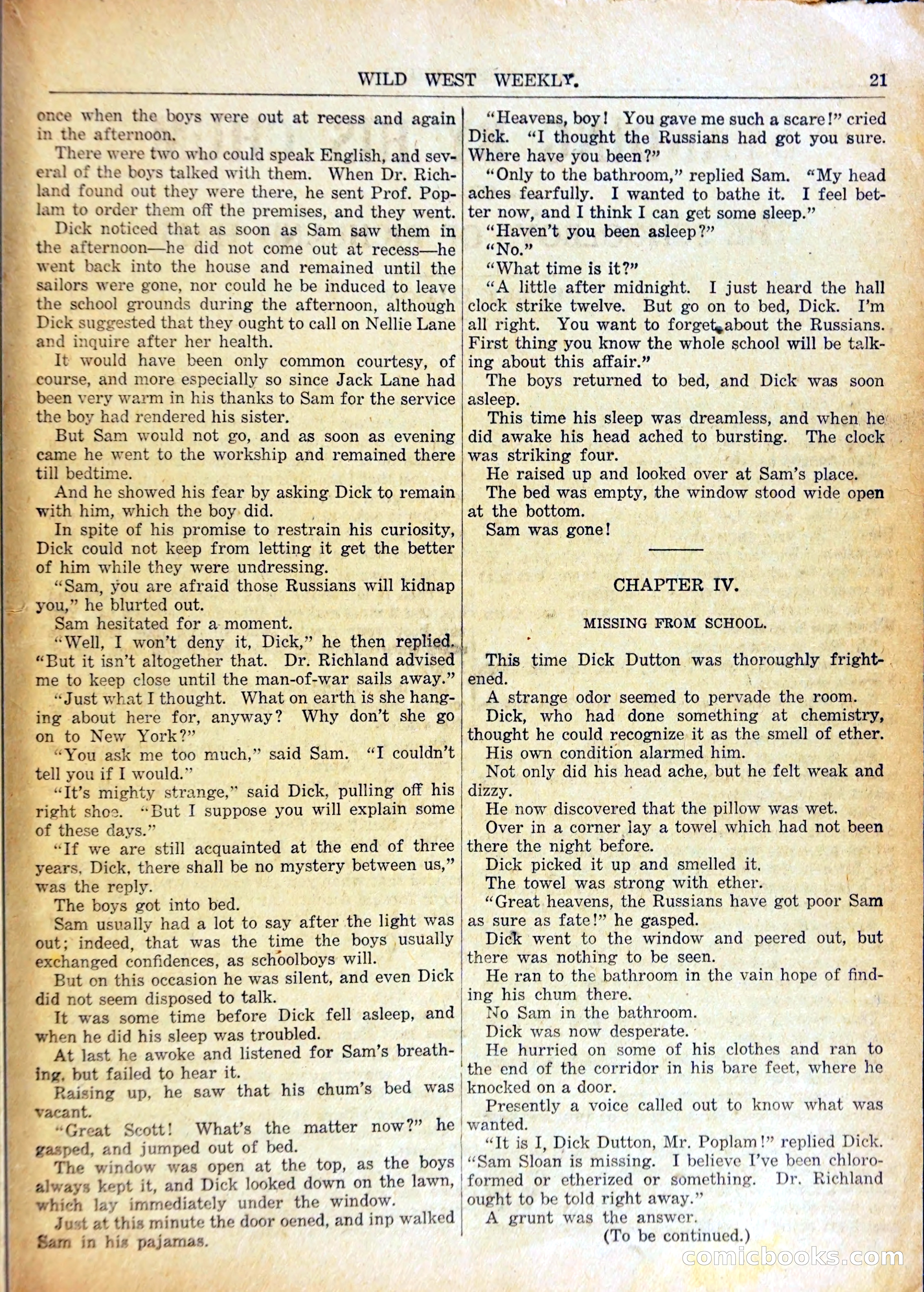 Young Wild West at Gold Forge, or, Arietta and the Drop of Death — page 24 of 37