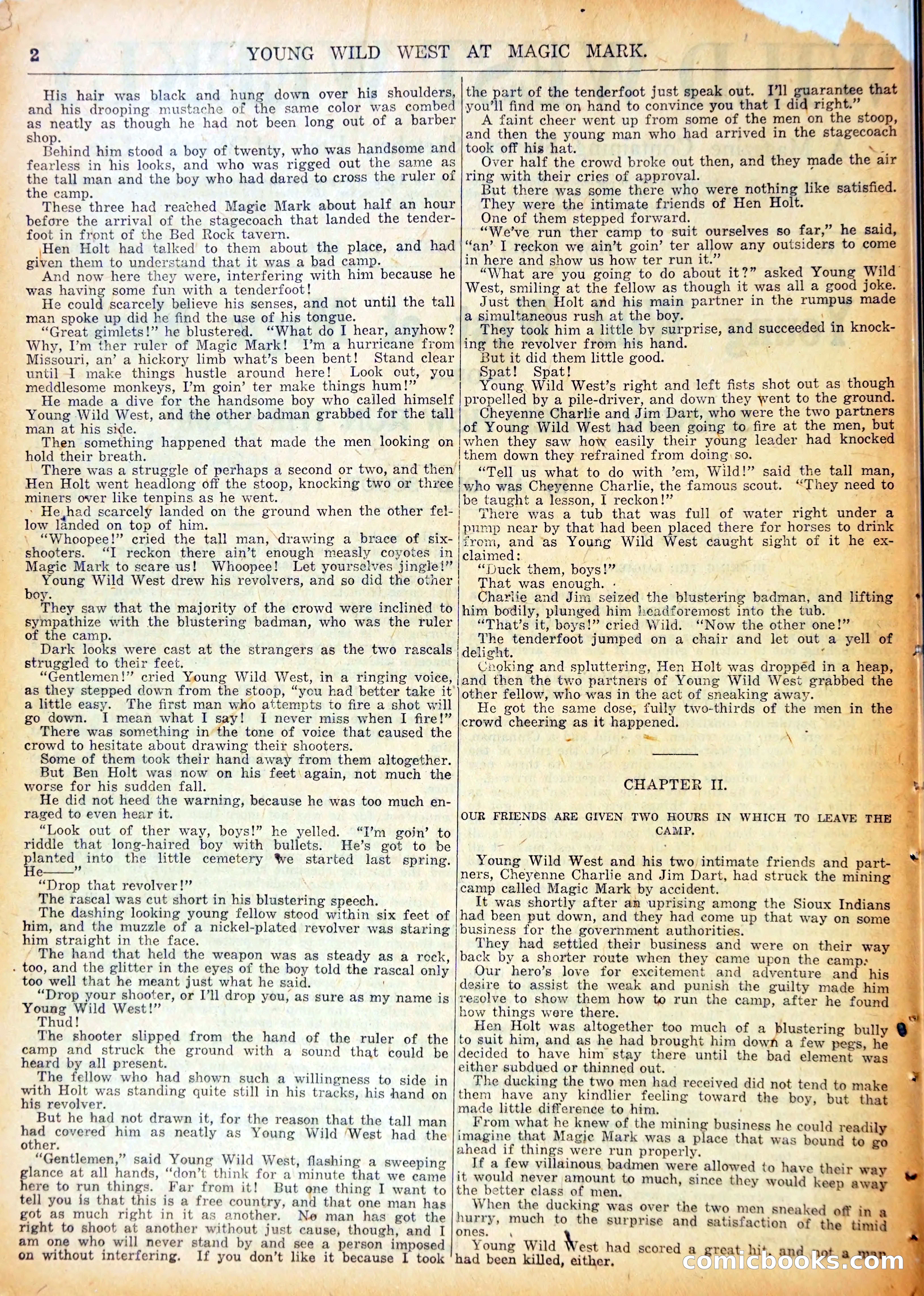 Young Wild West at Magic Mark — page 5 of 37