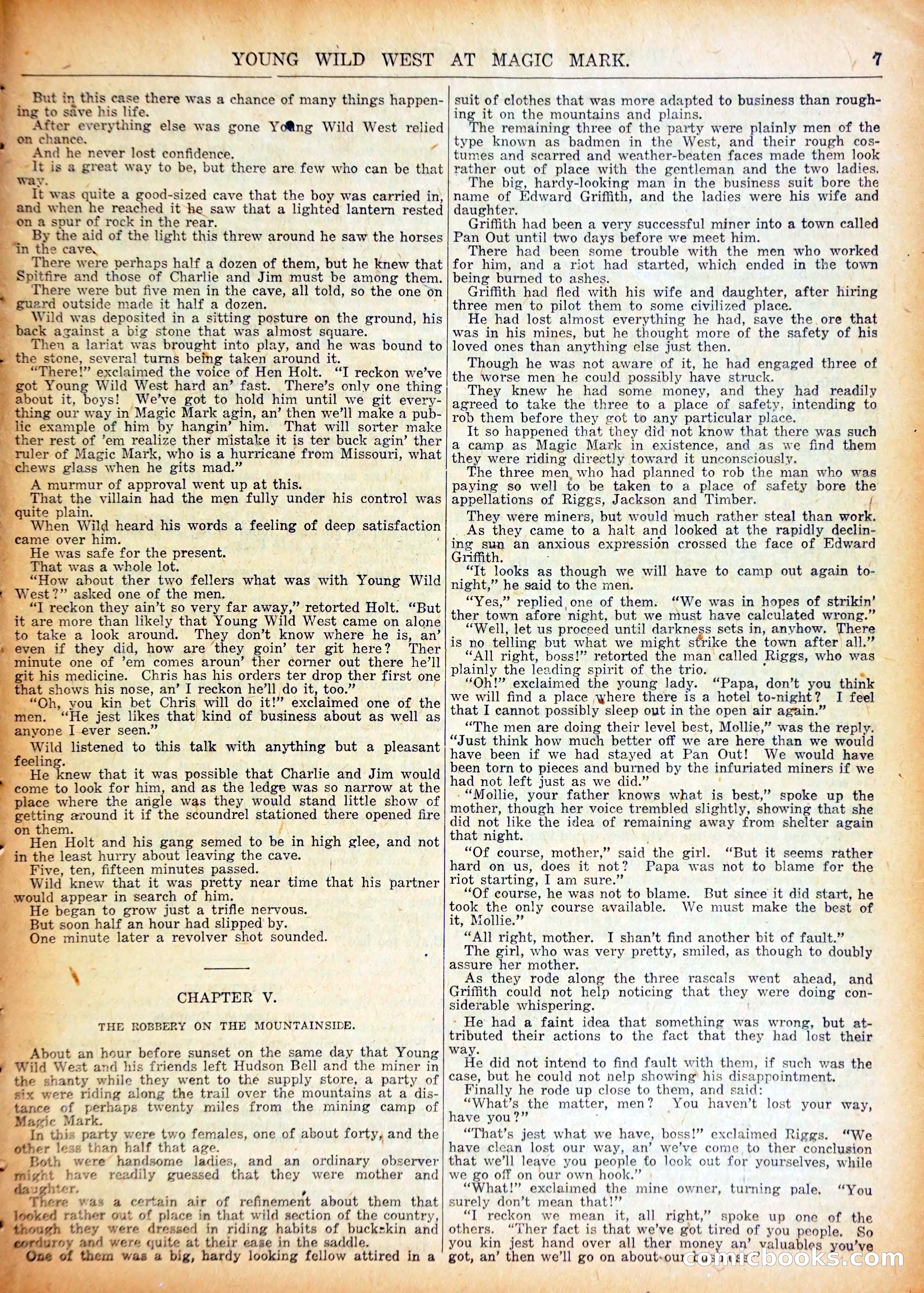 Young Wild West at Magic Mark — page 10 of 37