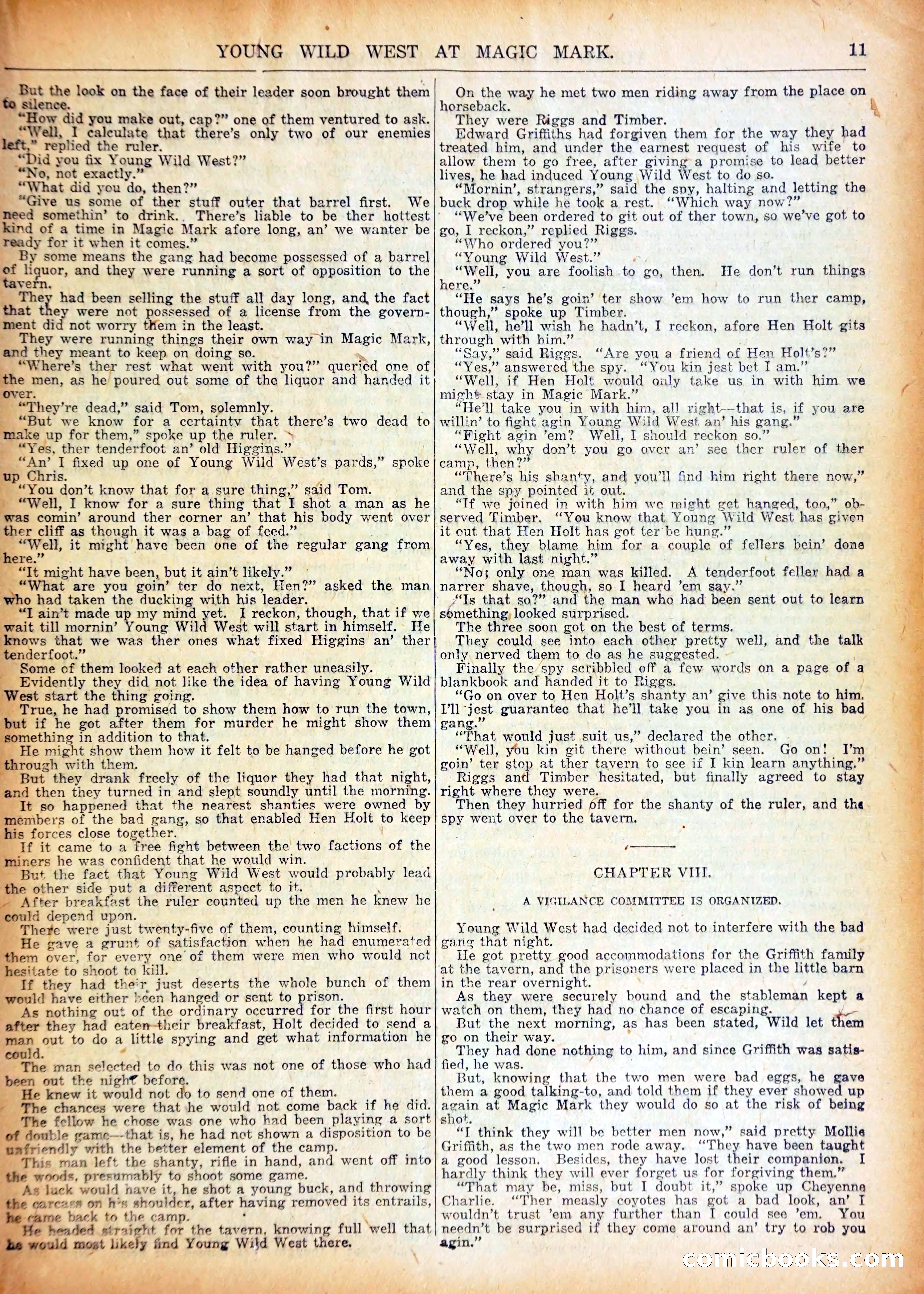 Young Wild West at Magic Mark — page 14 of 37