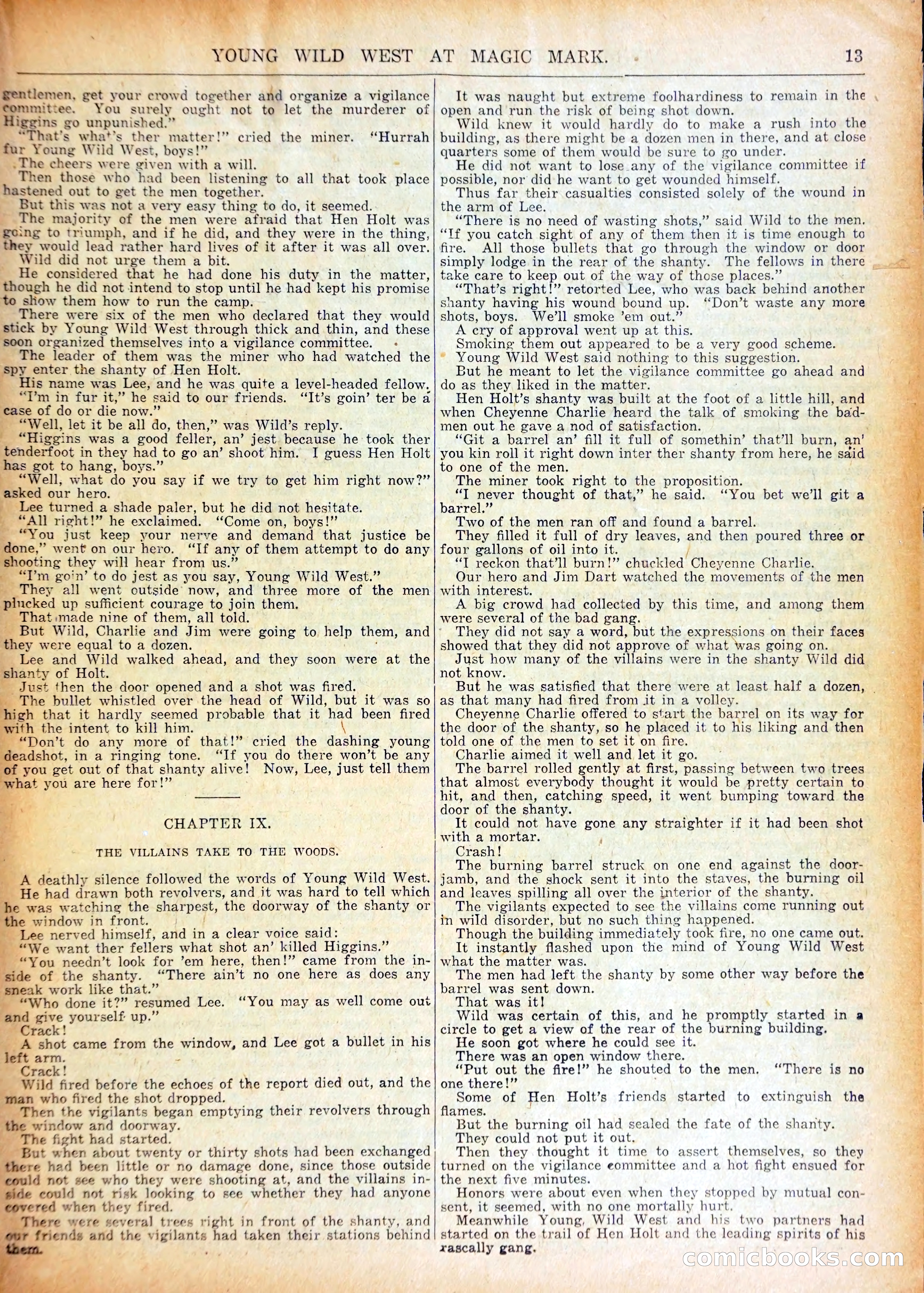 Young Wild West at Magic Mark — page 16 of 37