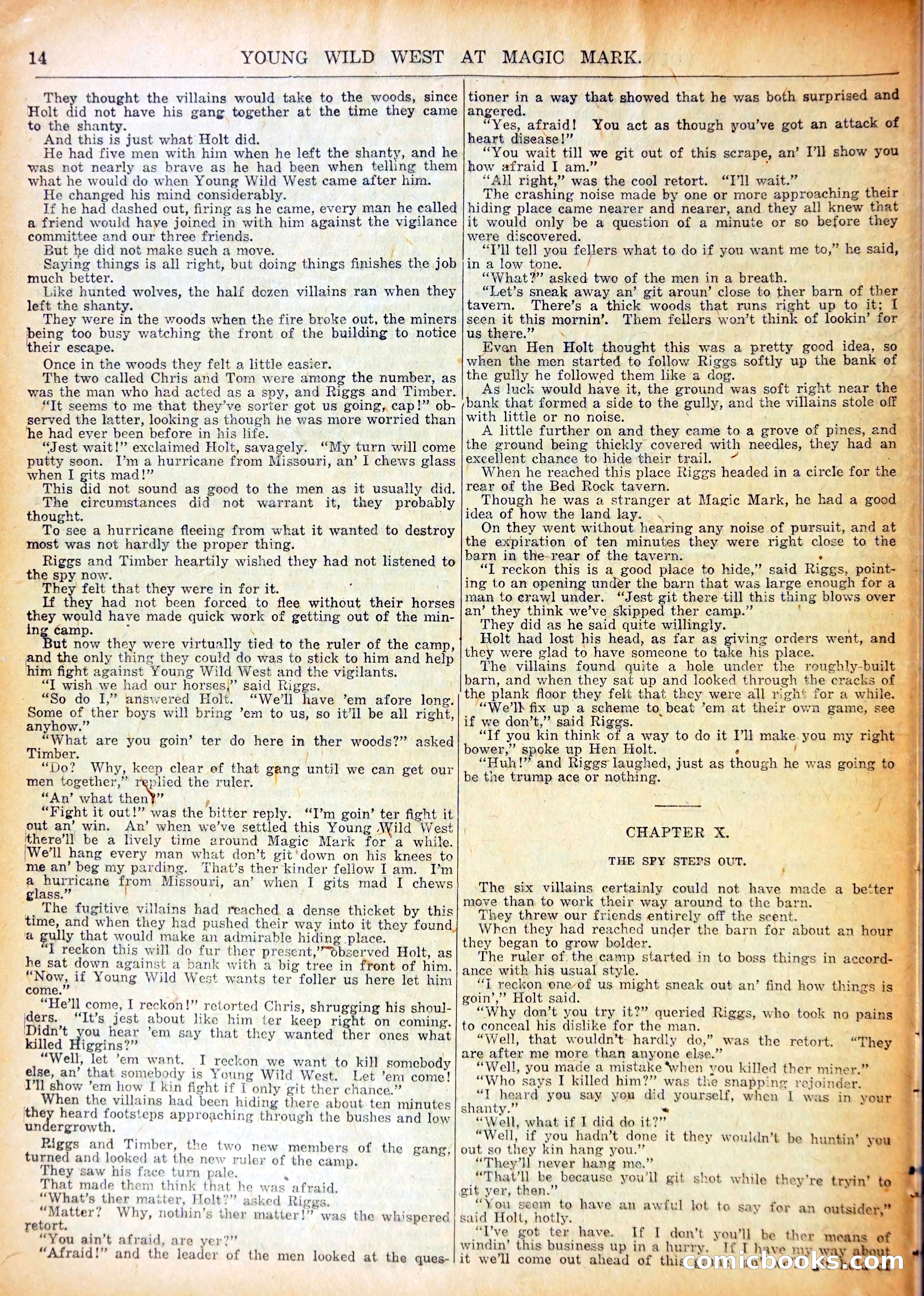 Young Wild West at Magic Mark — page 17 of 37