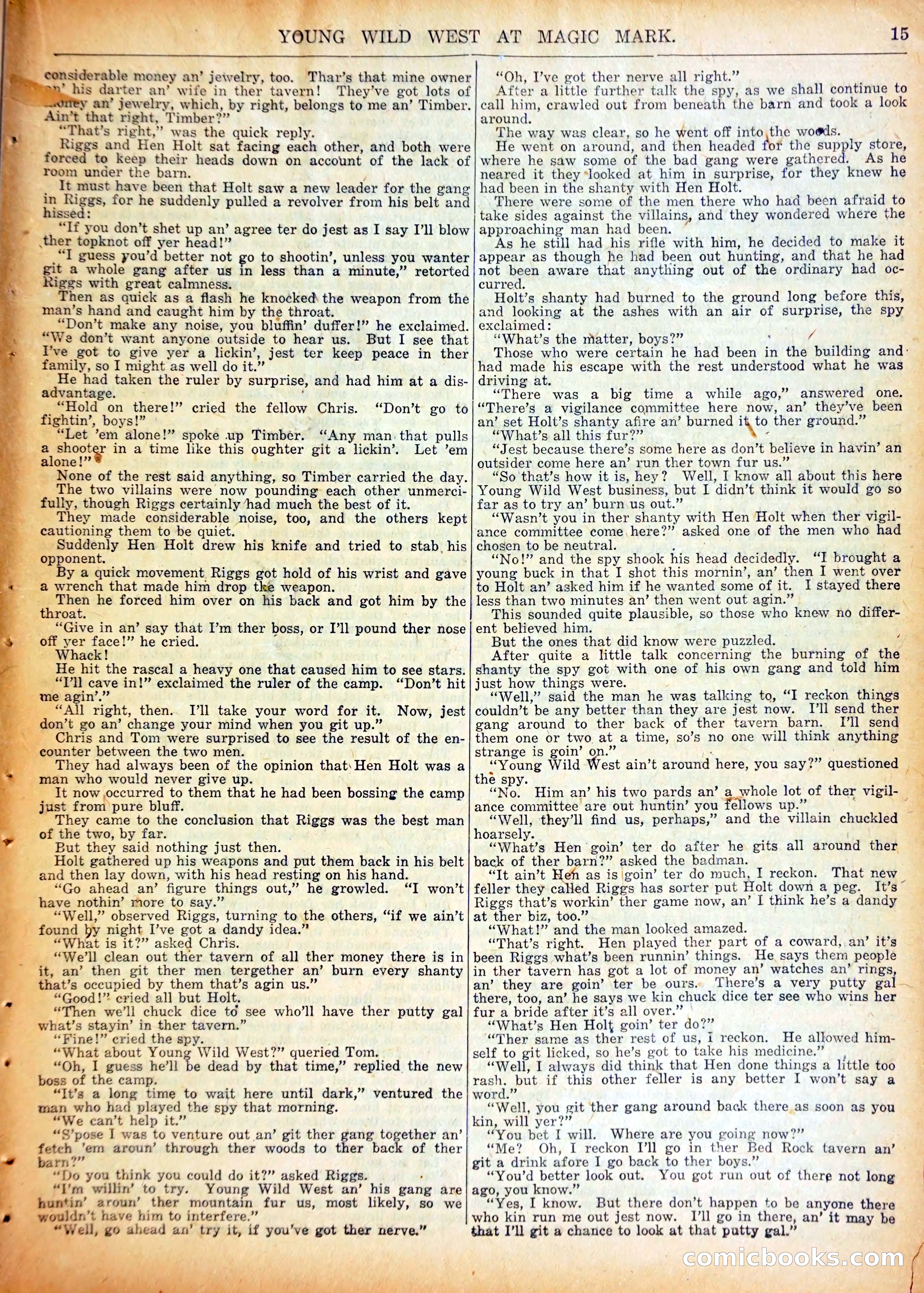 Young Wild West at Magic Mark — page 18 of 37