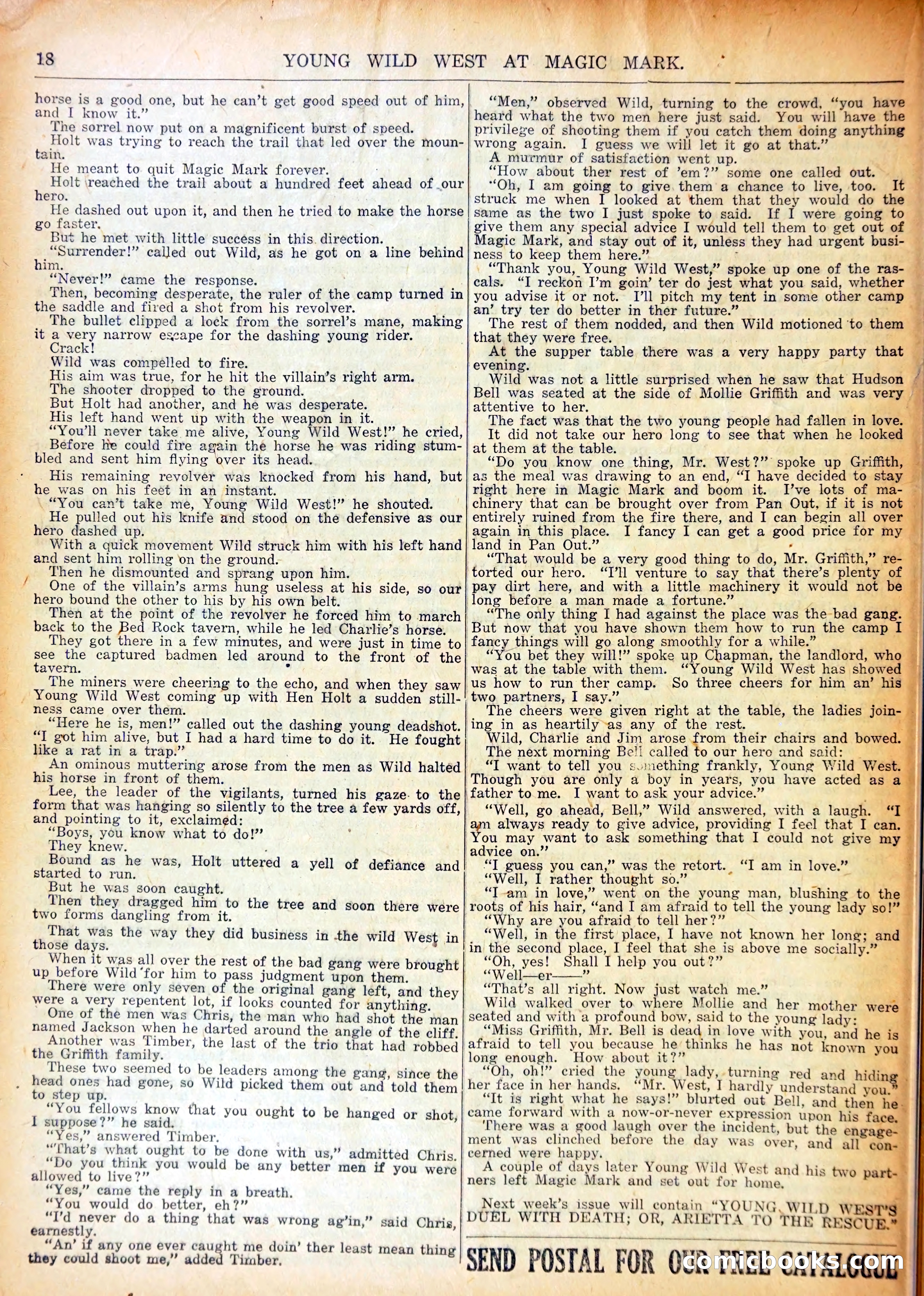 Young Wild West at Magic Mark — page 21 of 37
