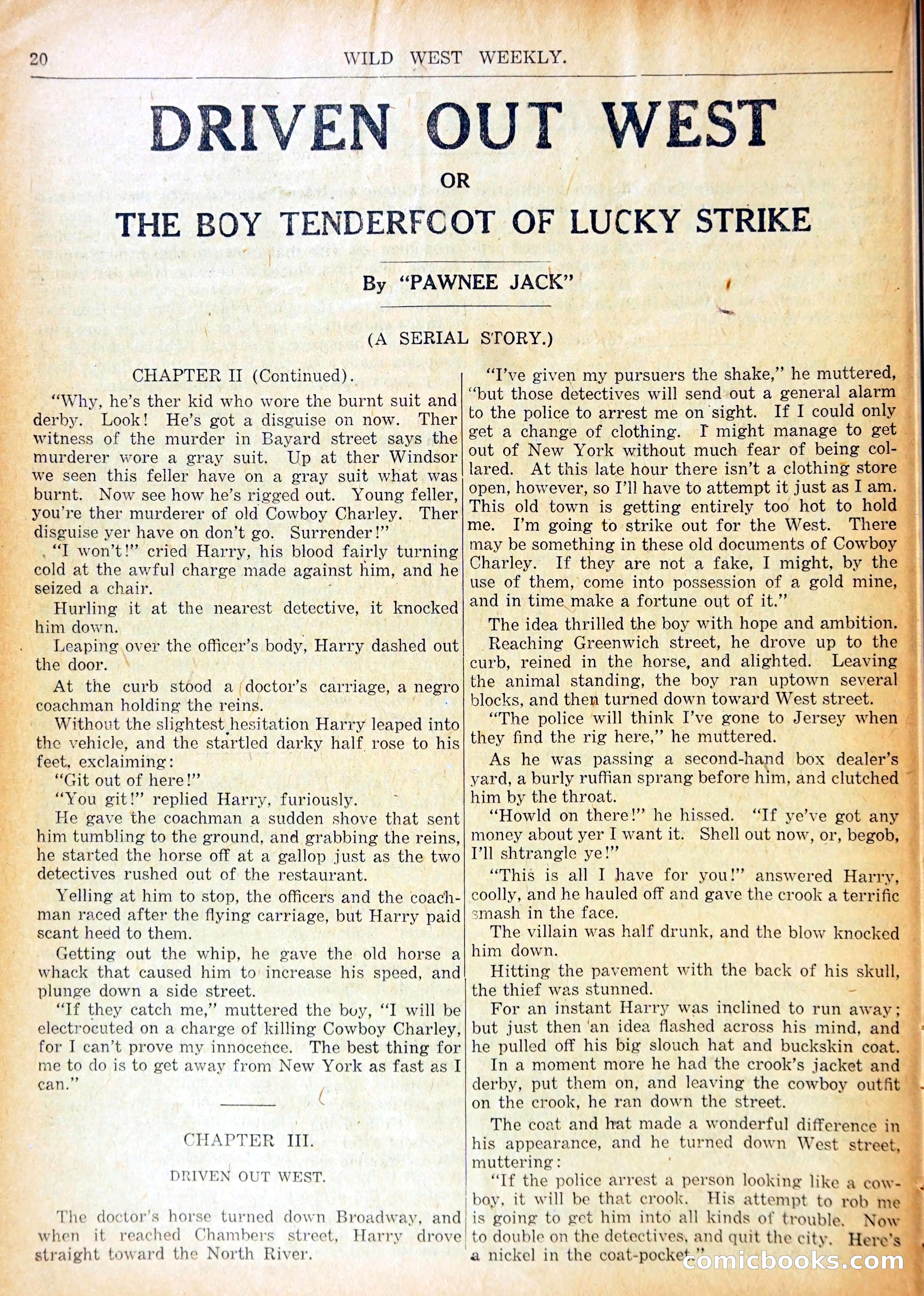 Young Wild West at Magic Mark — page 23 of 37