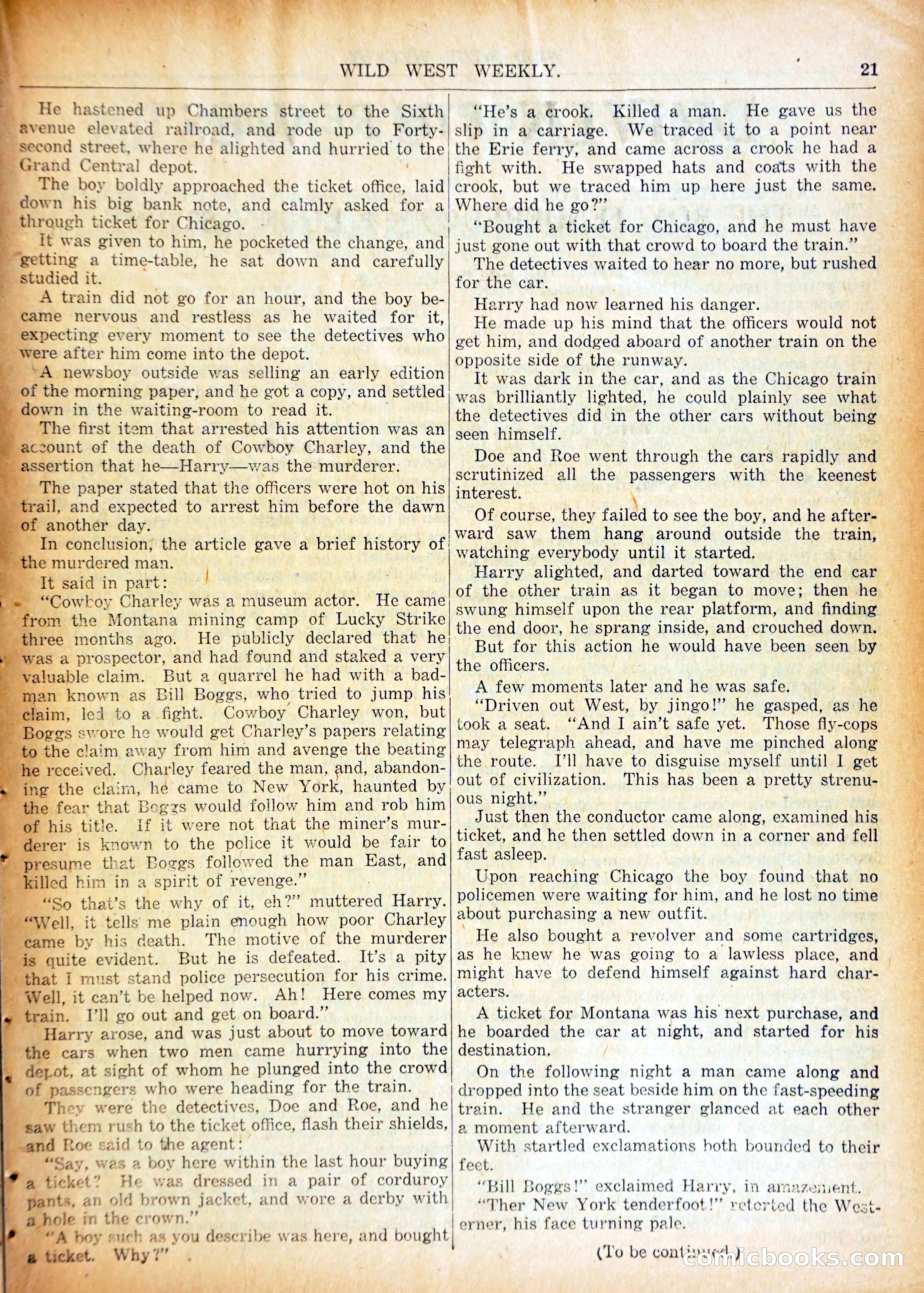 Young Wild West at Magic Mark — page 24 of 37