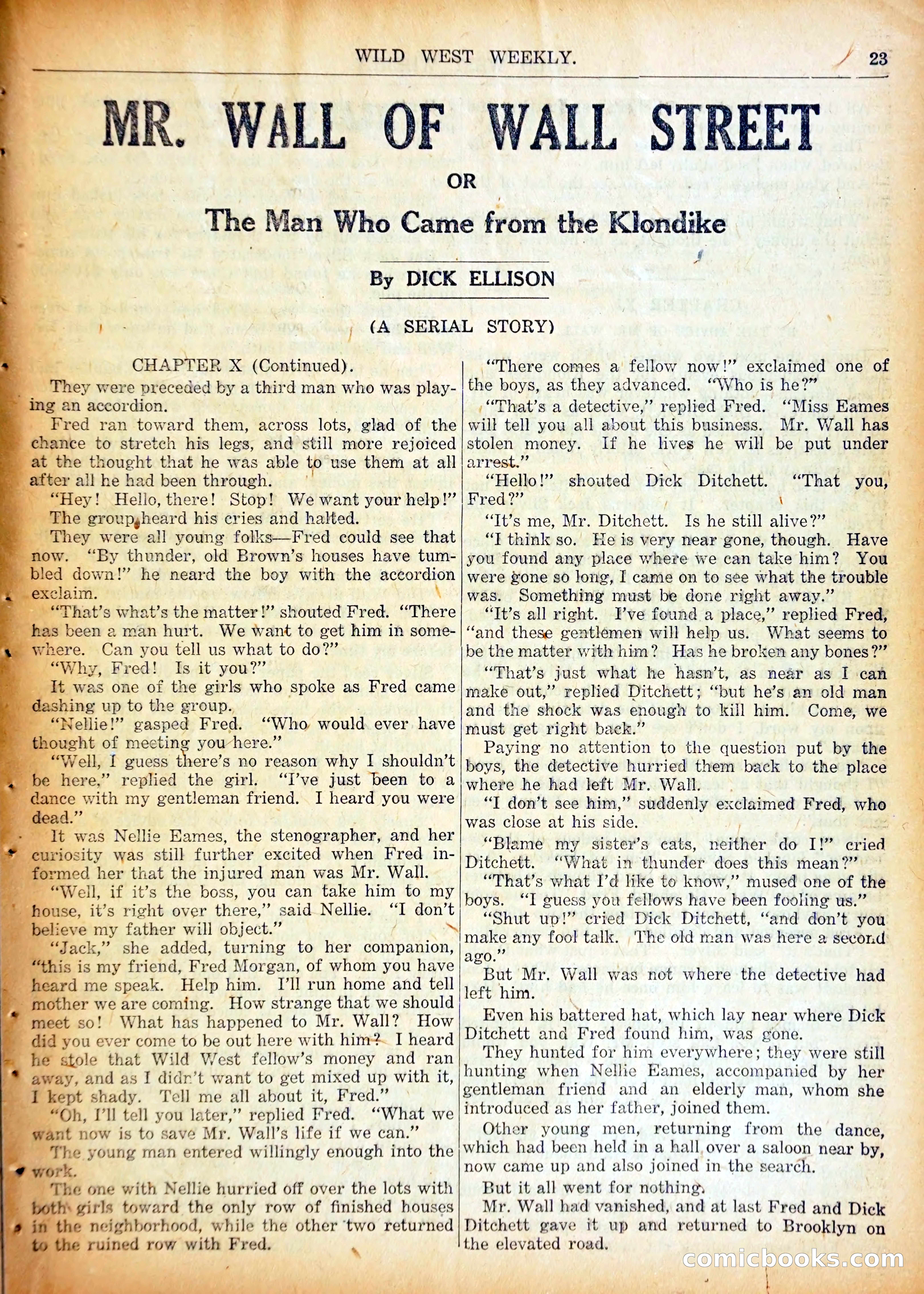 Young Wild West at Magic Mark — page 26 of 37