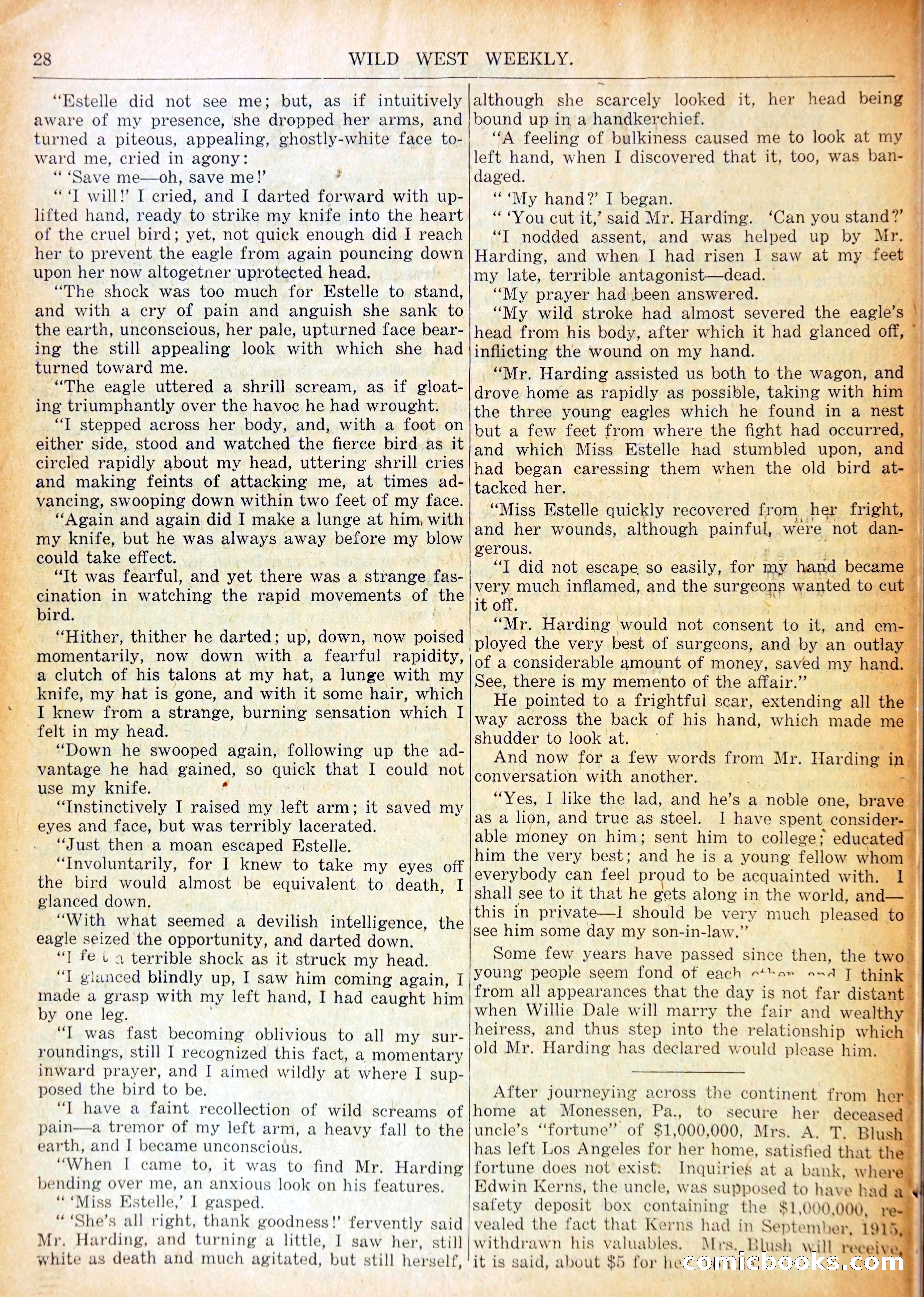 Young Wild West at Magic Mark — page 31 of 37