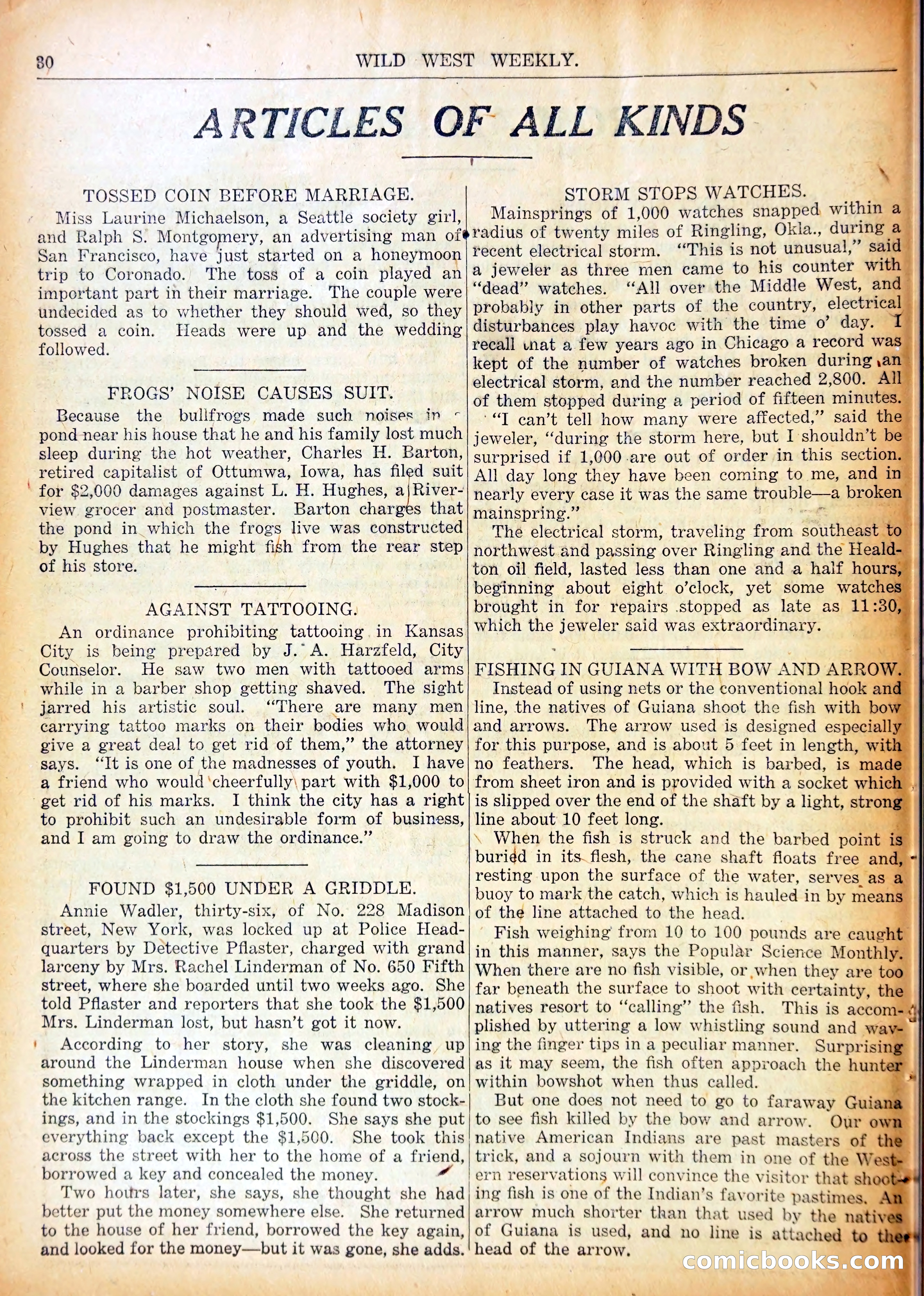 Young Wild West at Magic Mark — page 33 of 37
