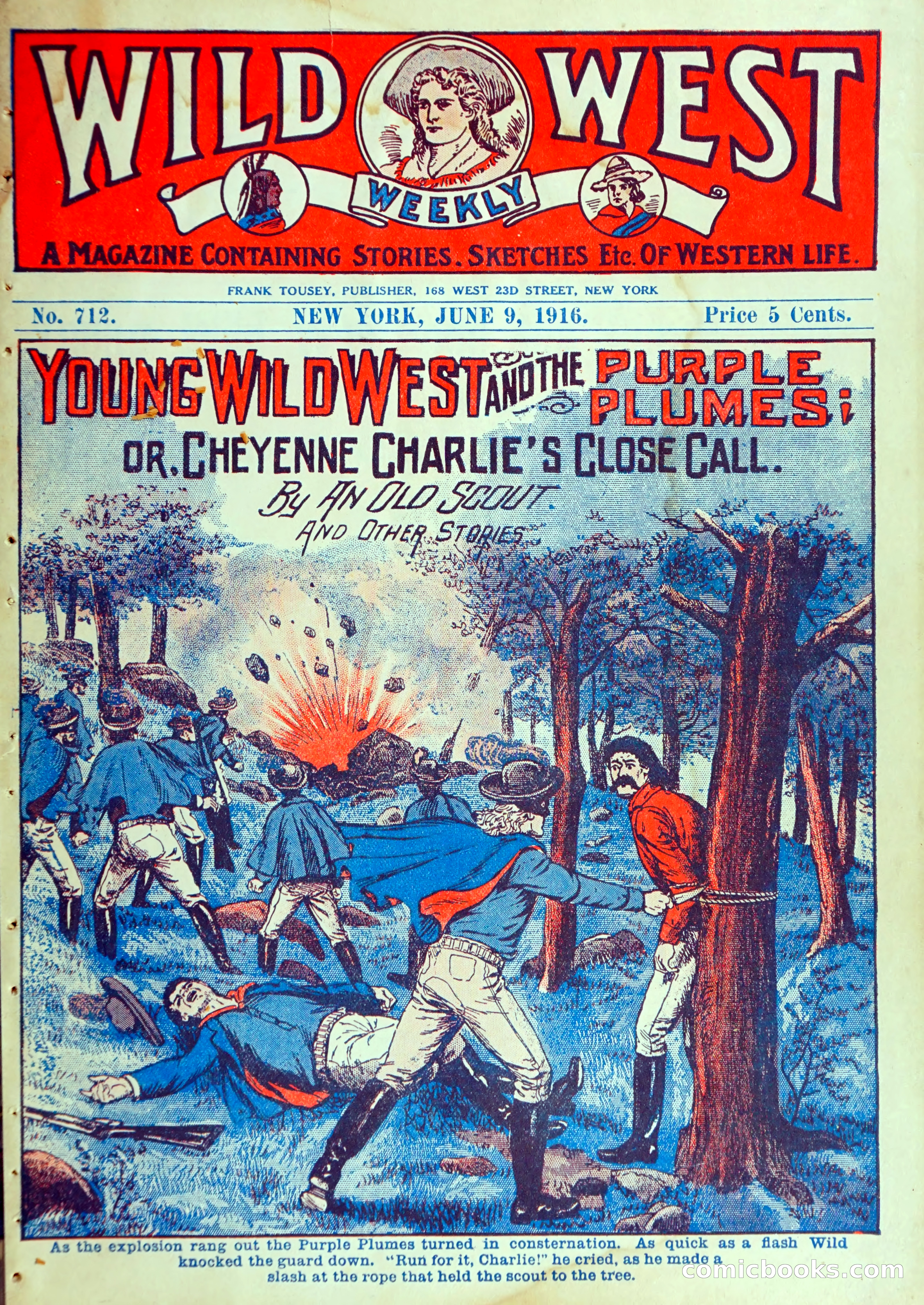 Young Wild West and the Purple Plumes