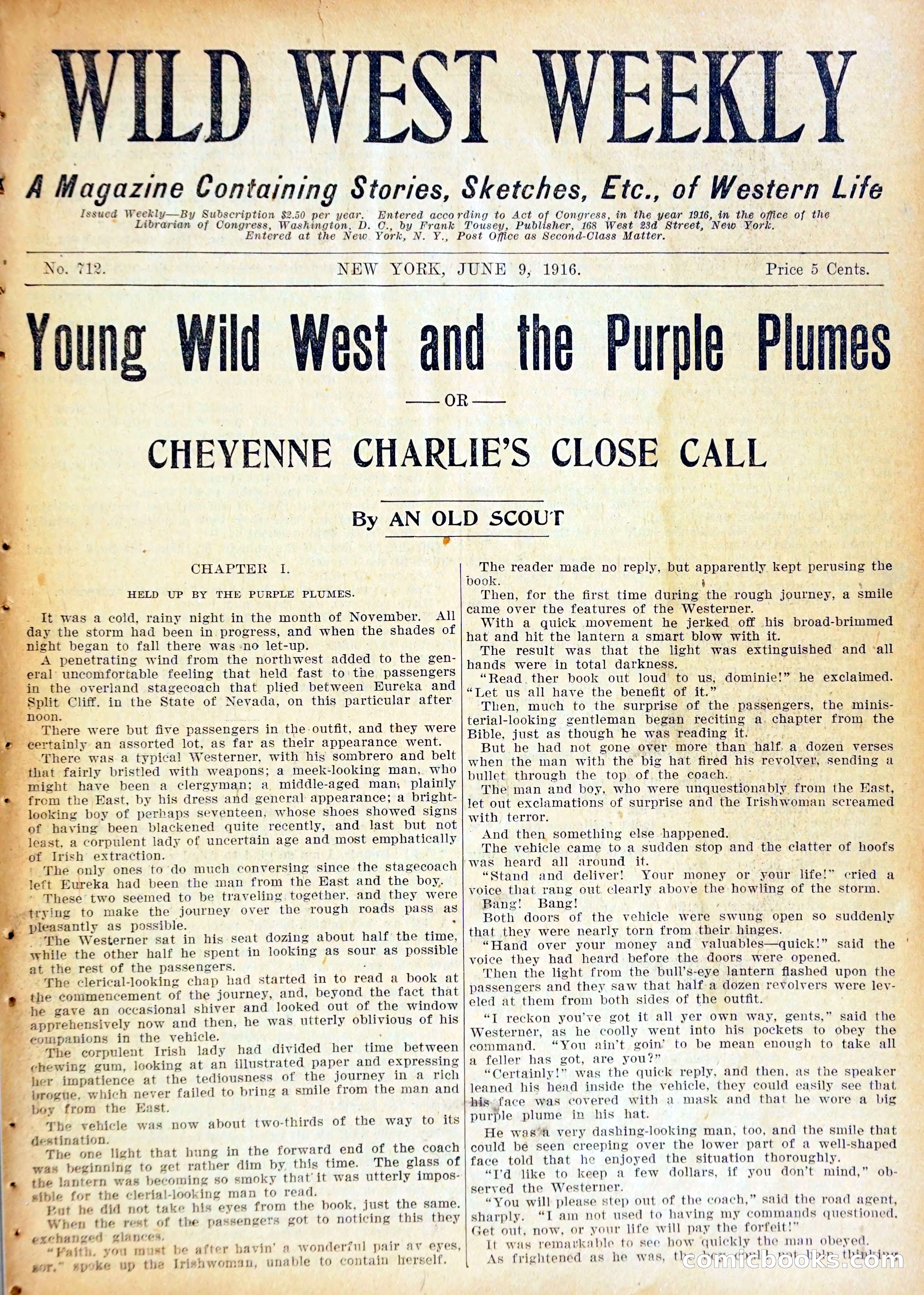 Young Wild West and the Purple Plumes — page 4 of 37