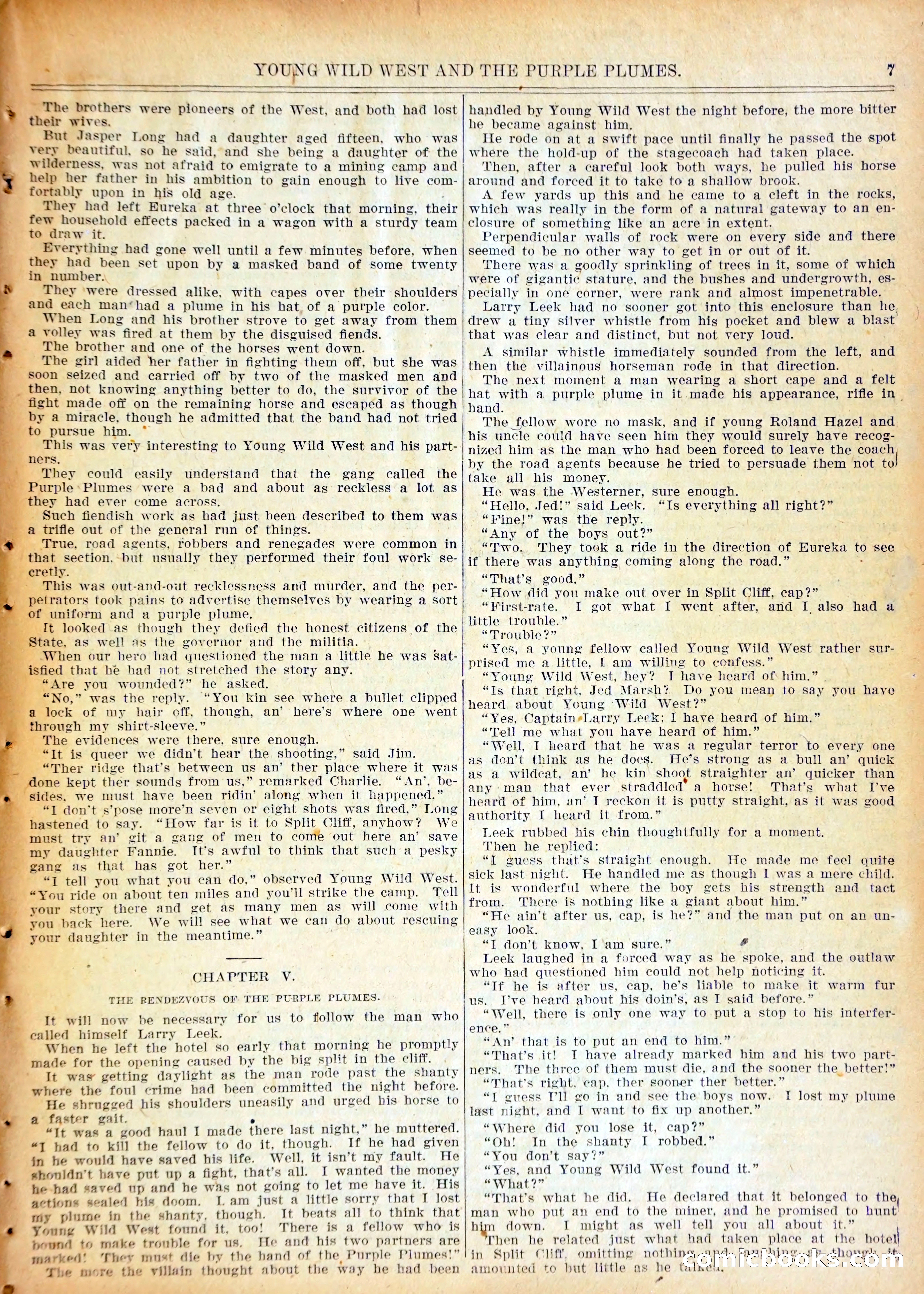 Young Wild West and the Purple Plumes — page 10 of 37