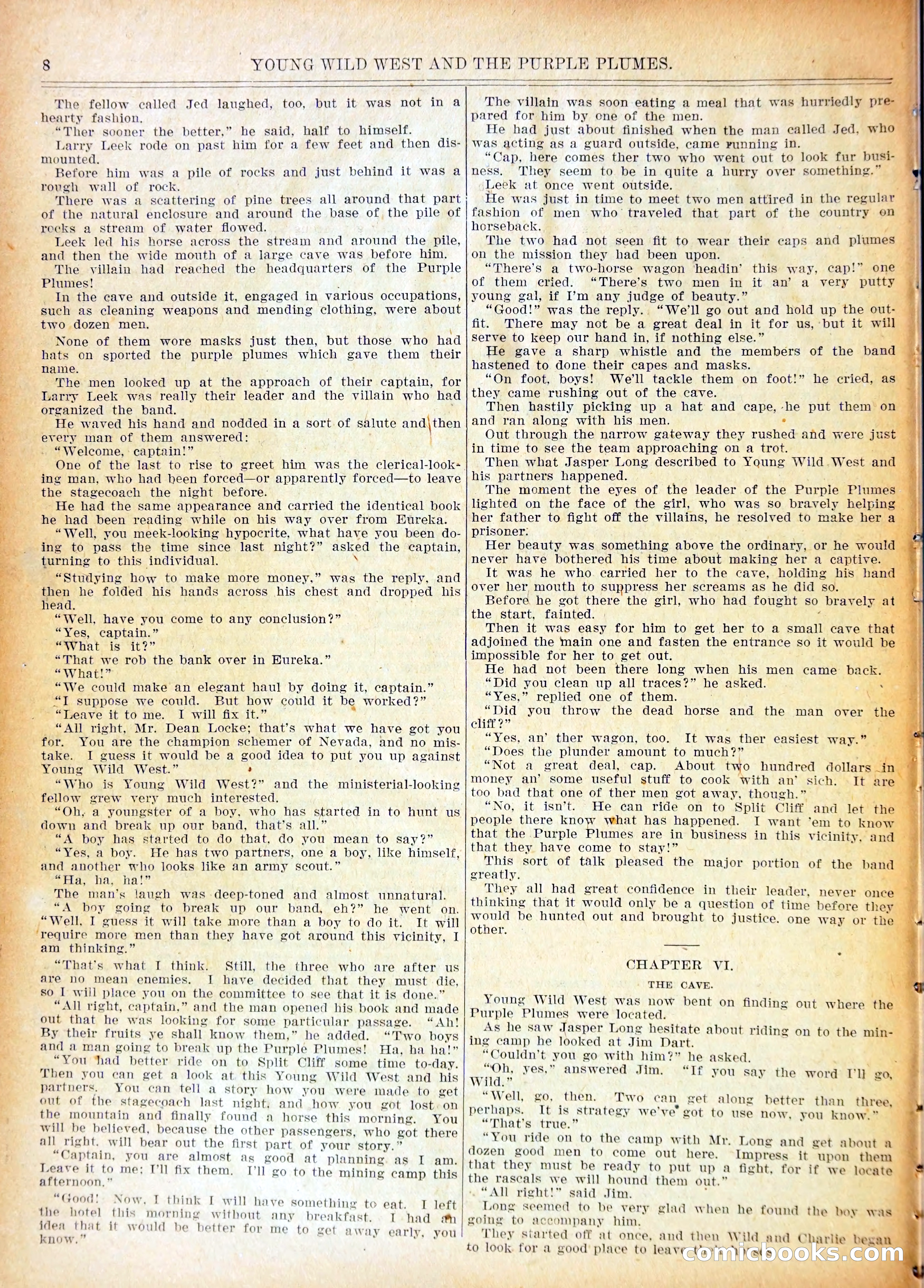 Young Wild West and the Purple Plumes — page 11 of 37