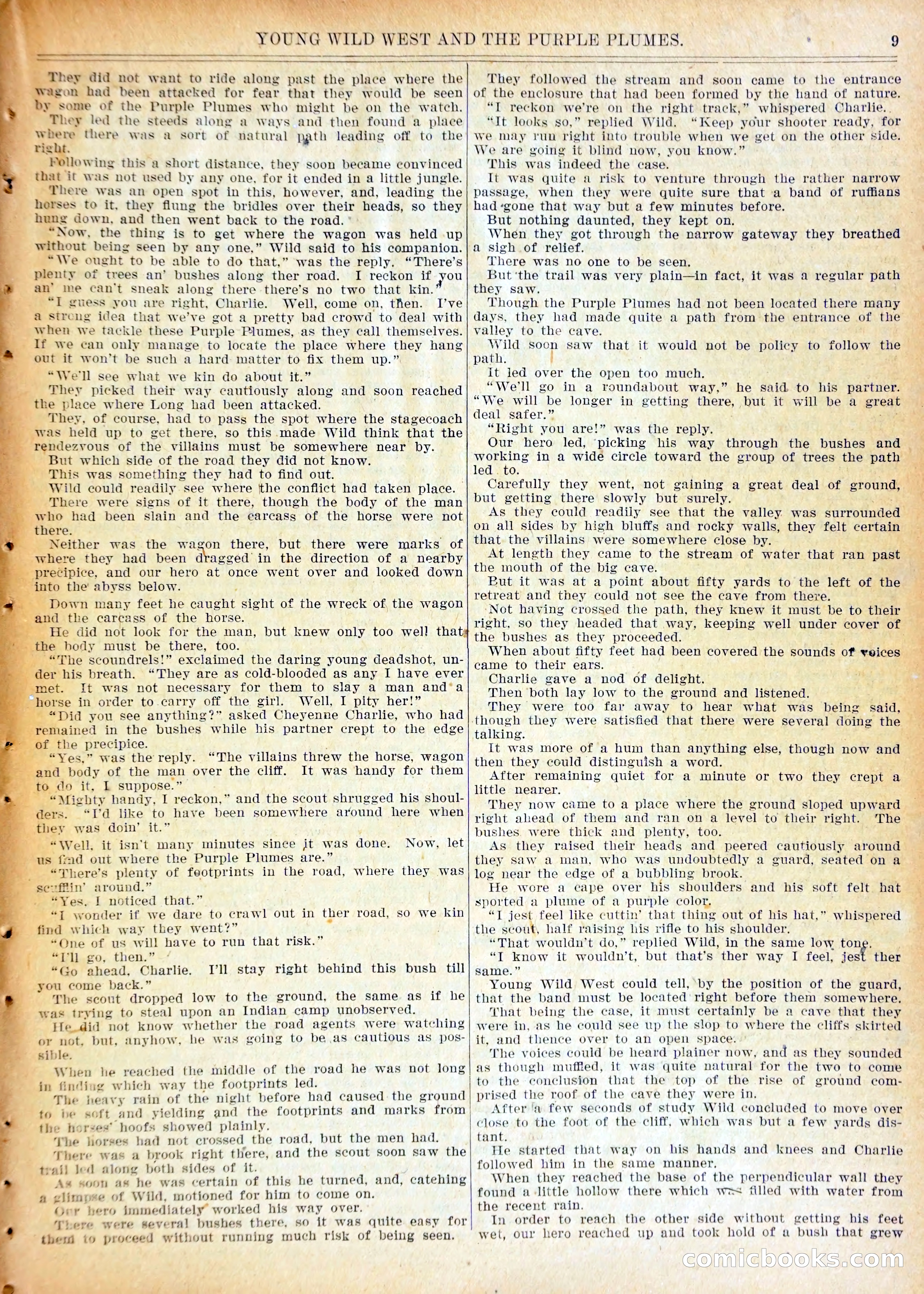 Young Wild West and the Purple Plumes — page 12 of 37