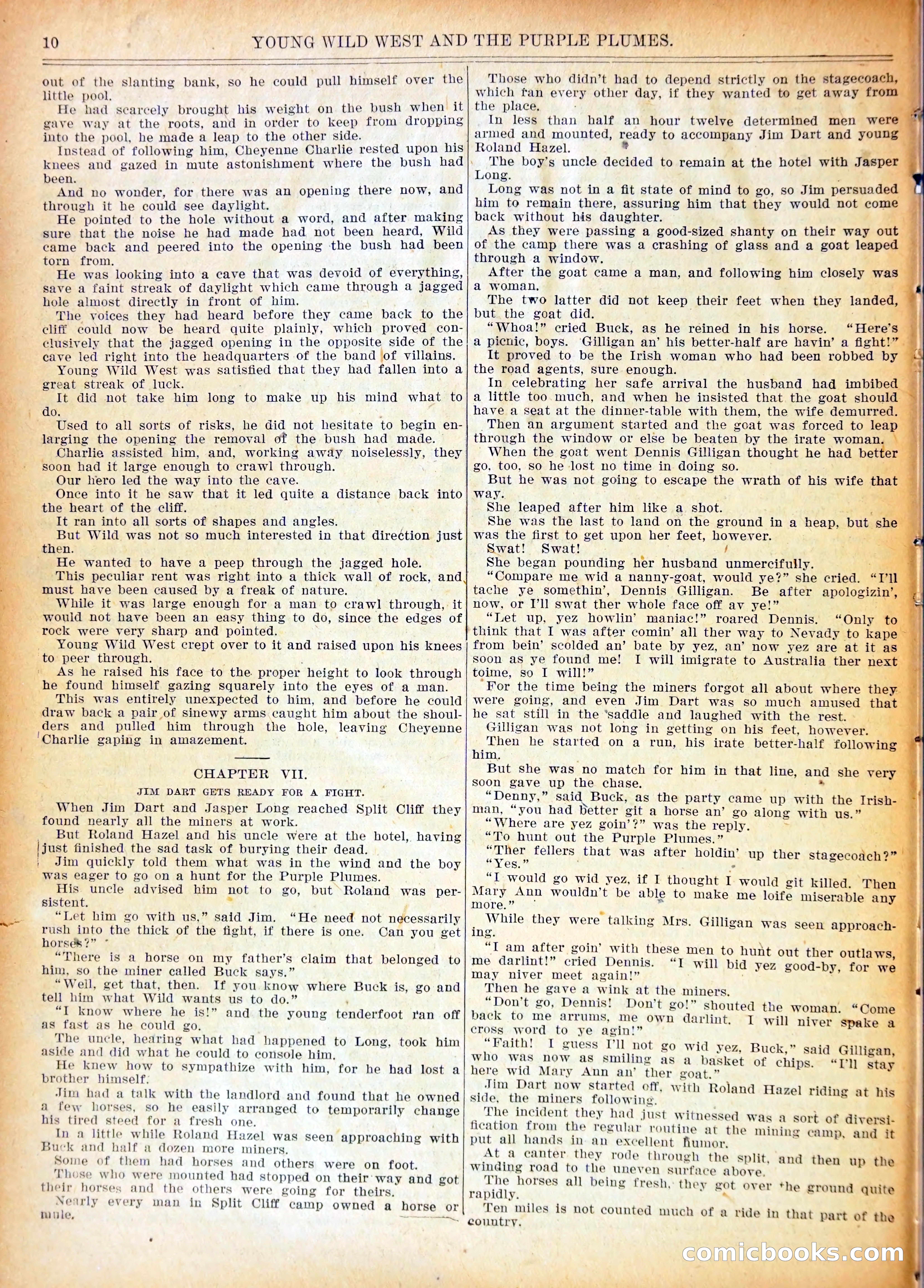 Young Wild West and the Purple Plumes — page 13 of 37