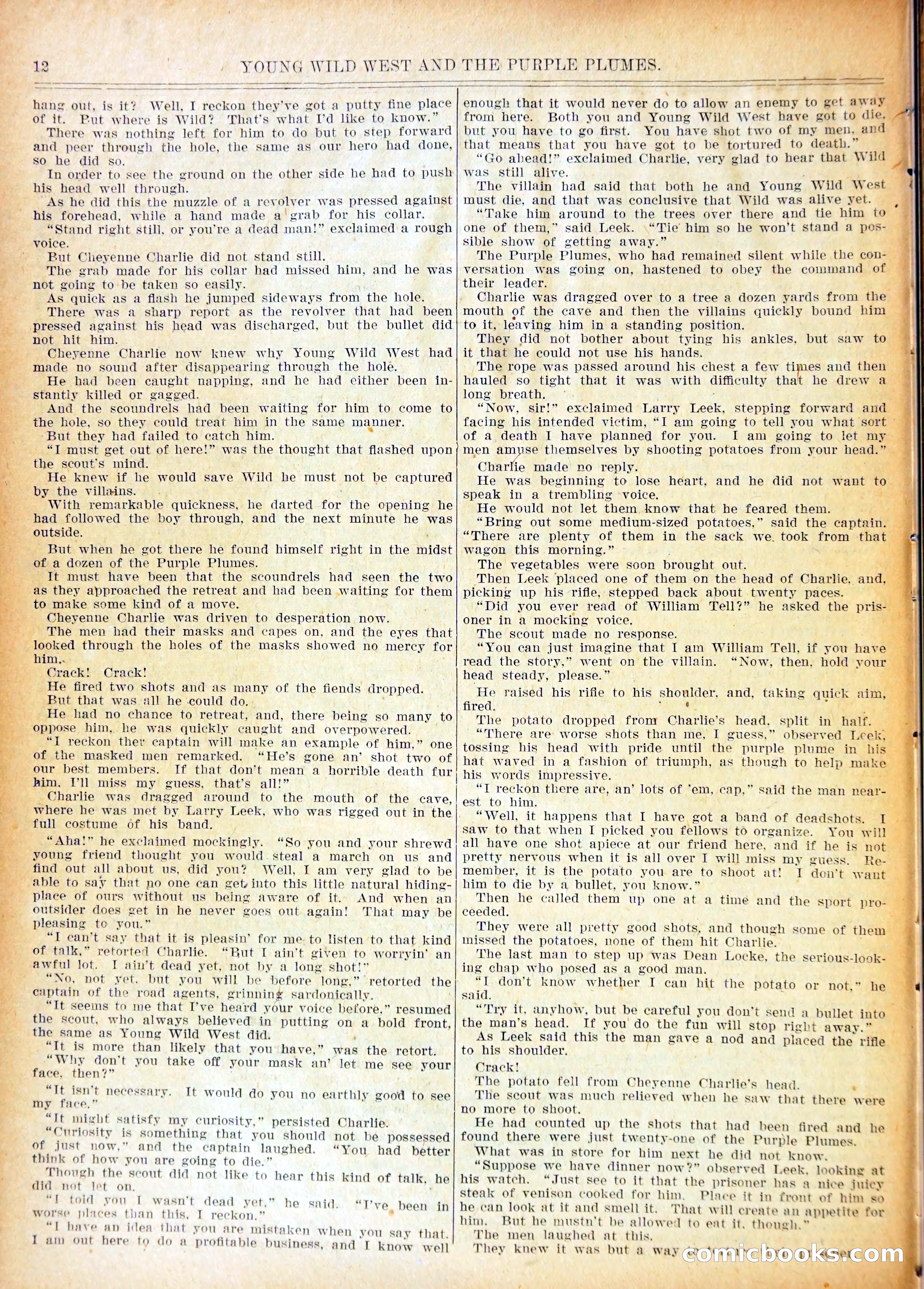 Young Wild West and the Purple Plumes — page 15 of 37