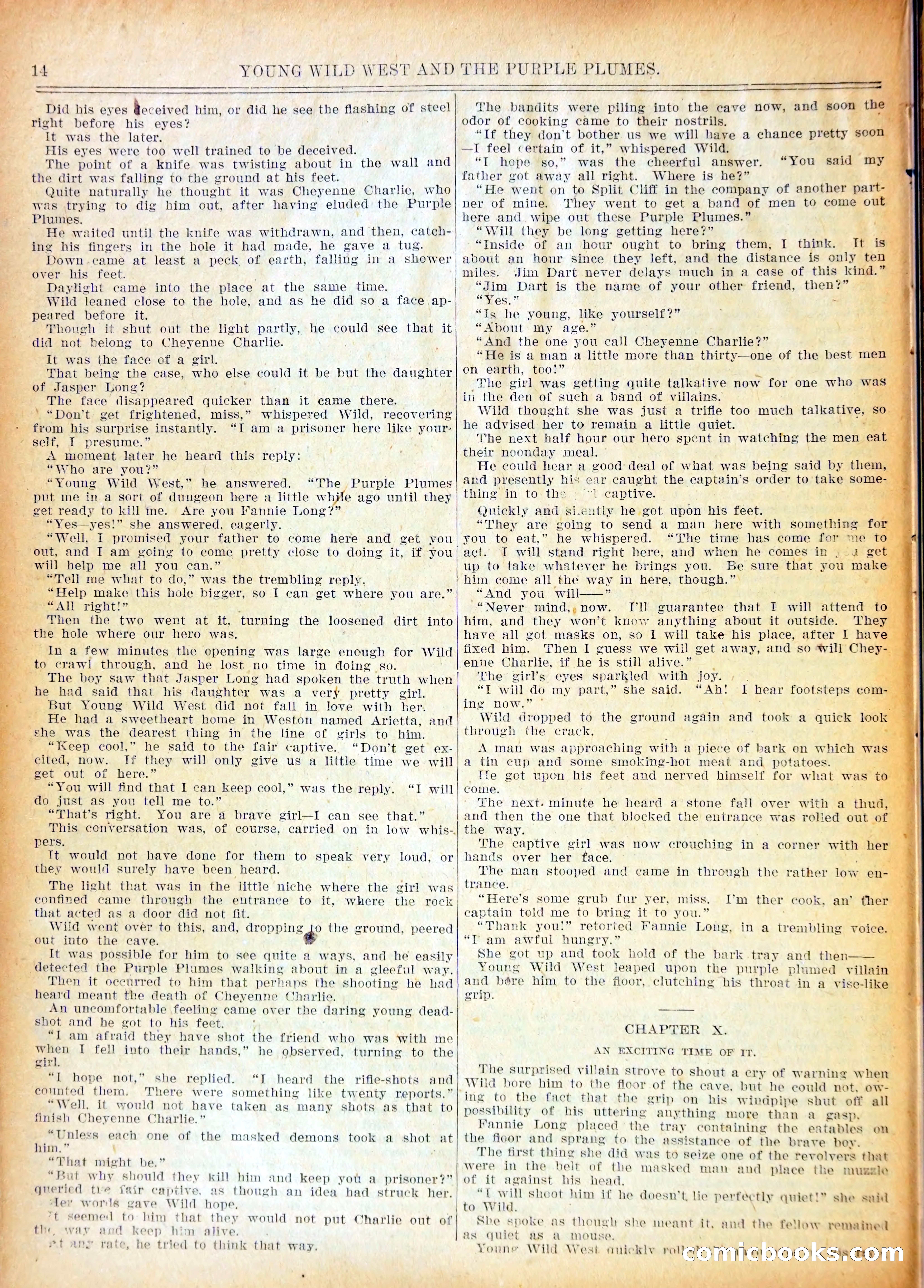 Young Wild West and the Purple Plumes — page 17 of 37