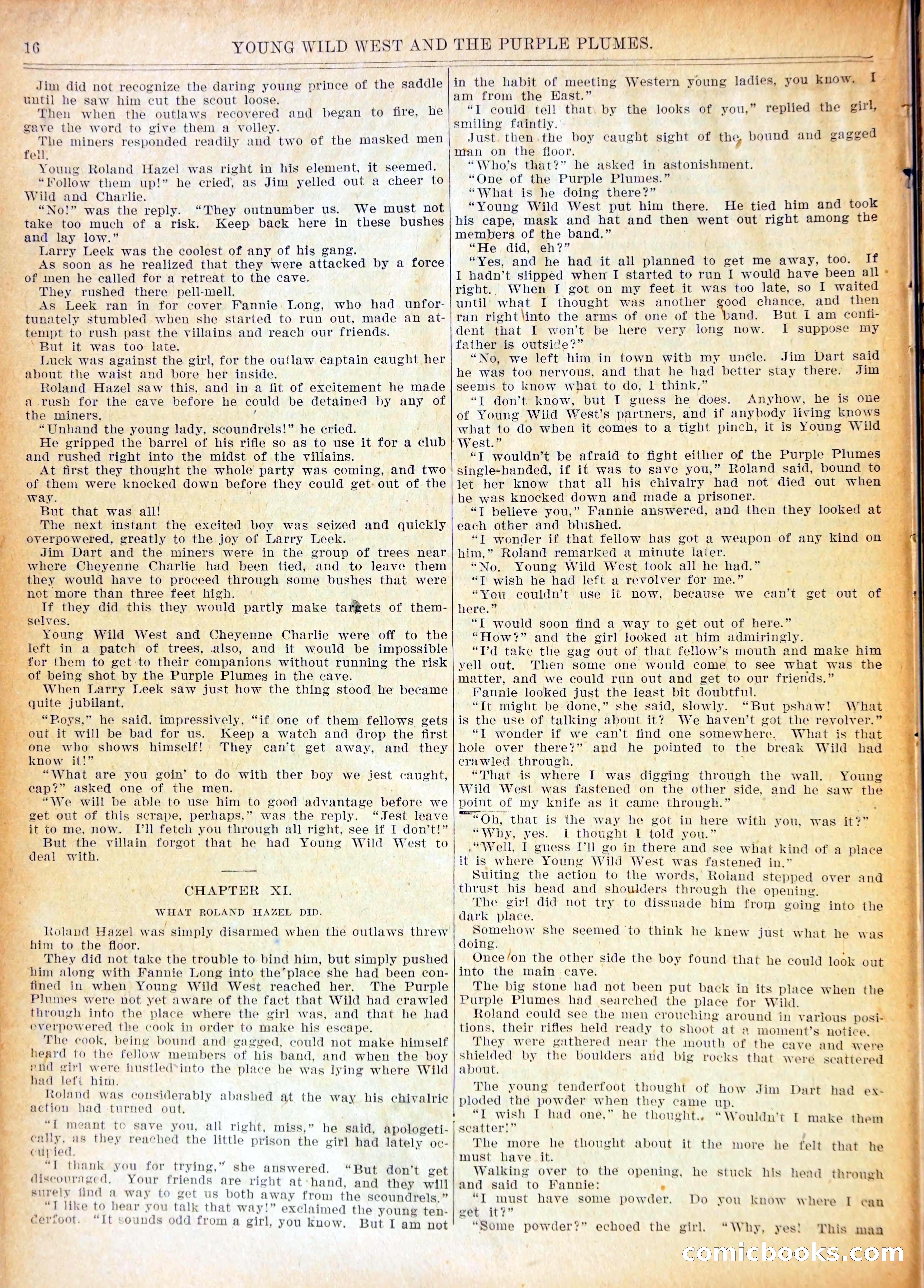 Young Wild West and the Purple Plumes — page 19 of 37