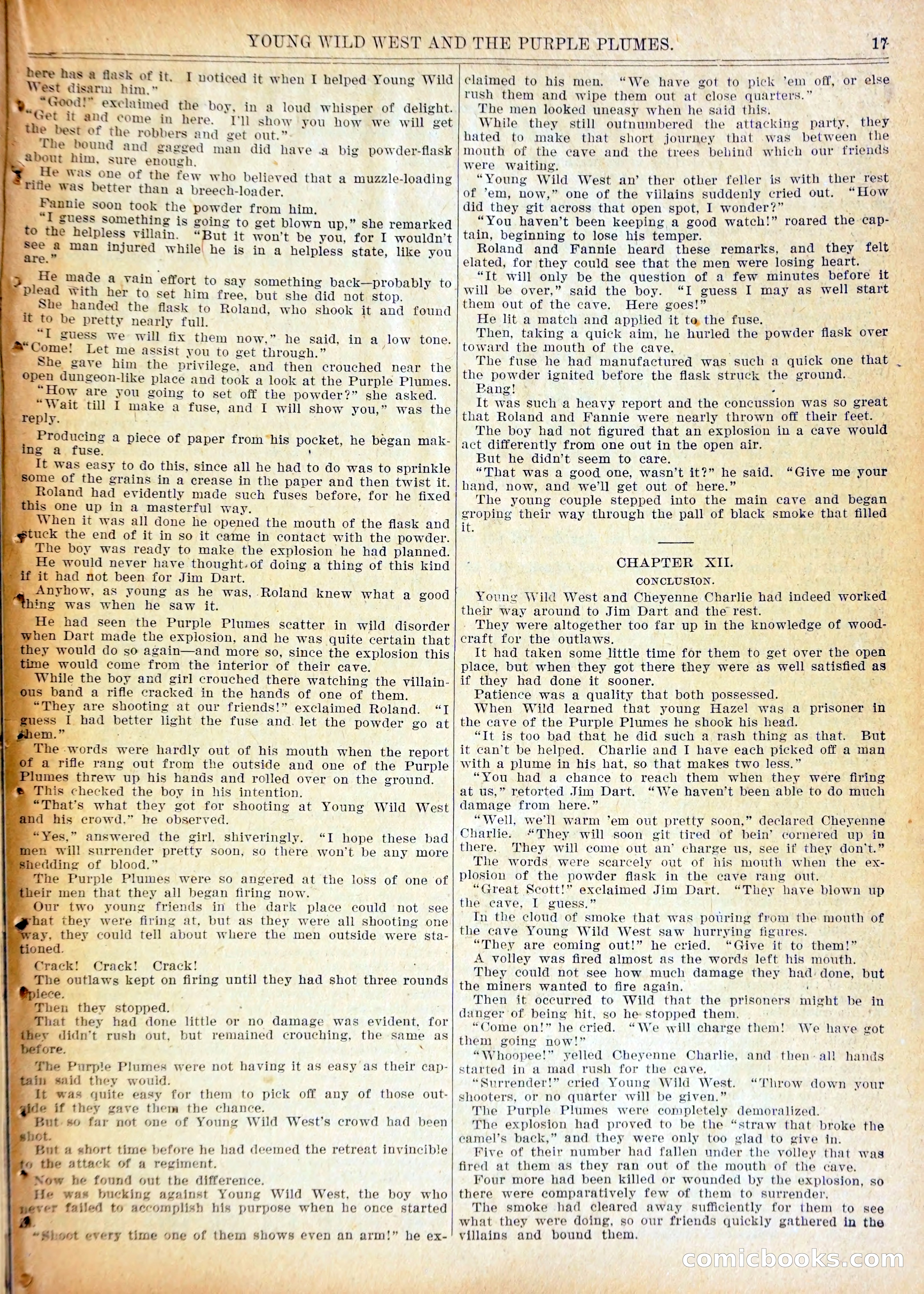 Young Wild West and the Purple Plumes — page 20 of 37