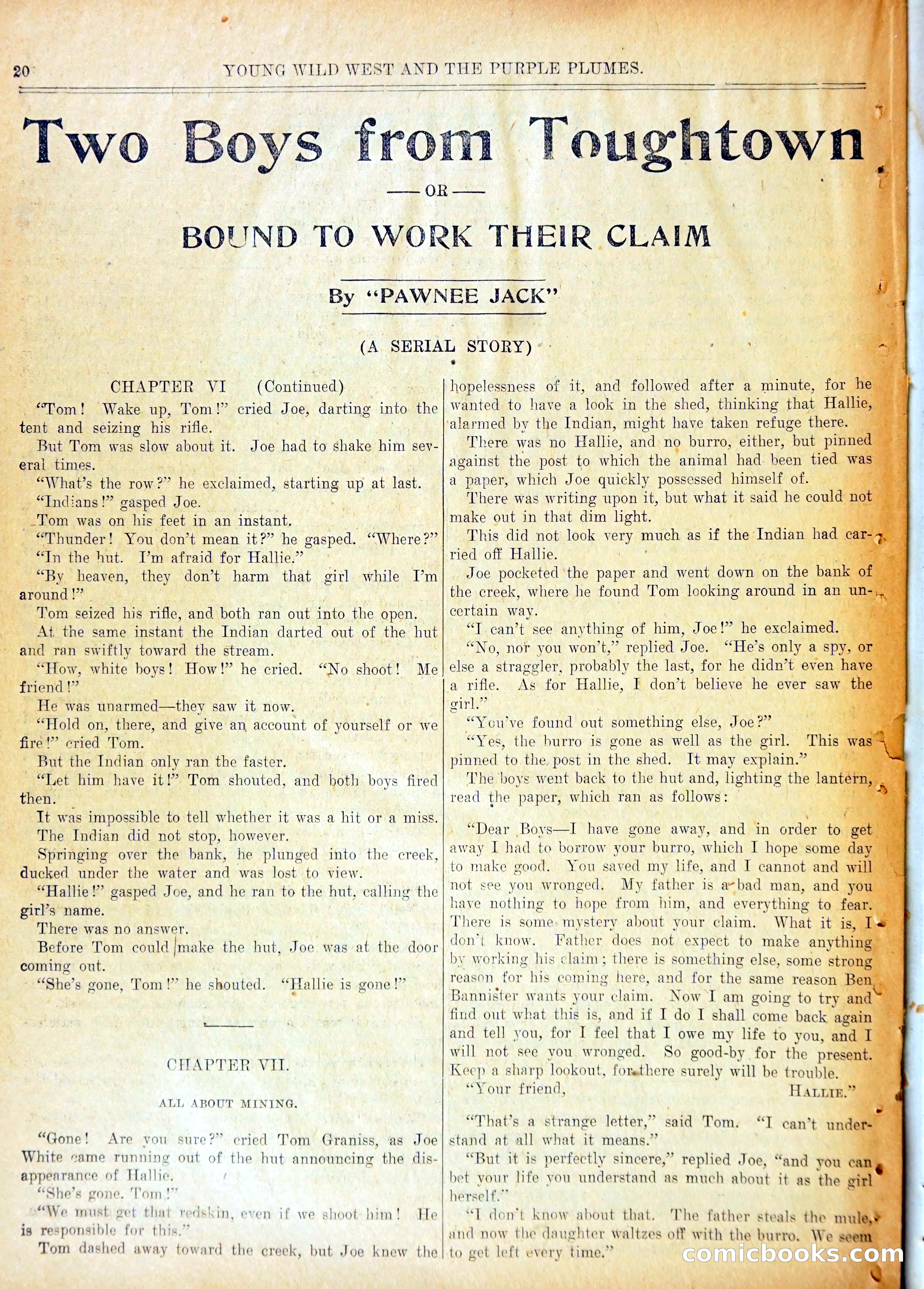 Young Wild West and the Purple Plumes — page 23 of 37