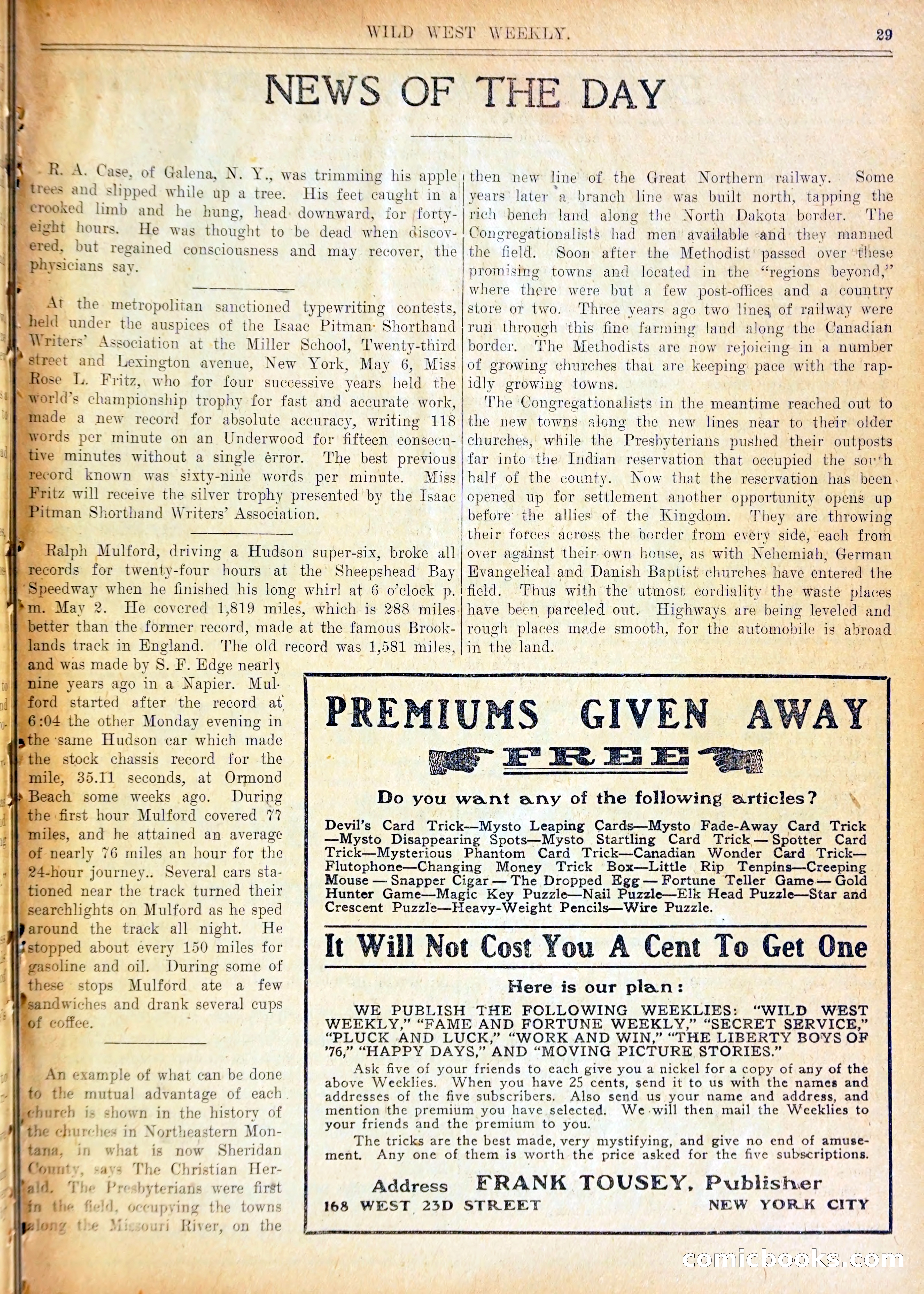 Young Wild West and the Purple Plumes — page 32 of 37