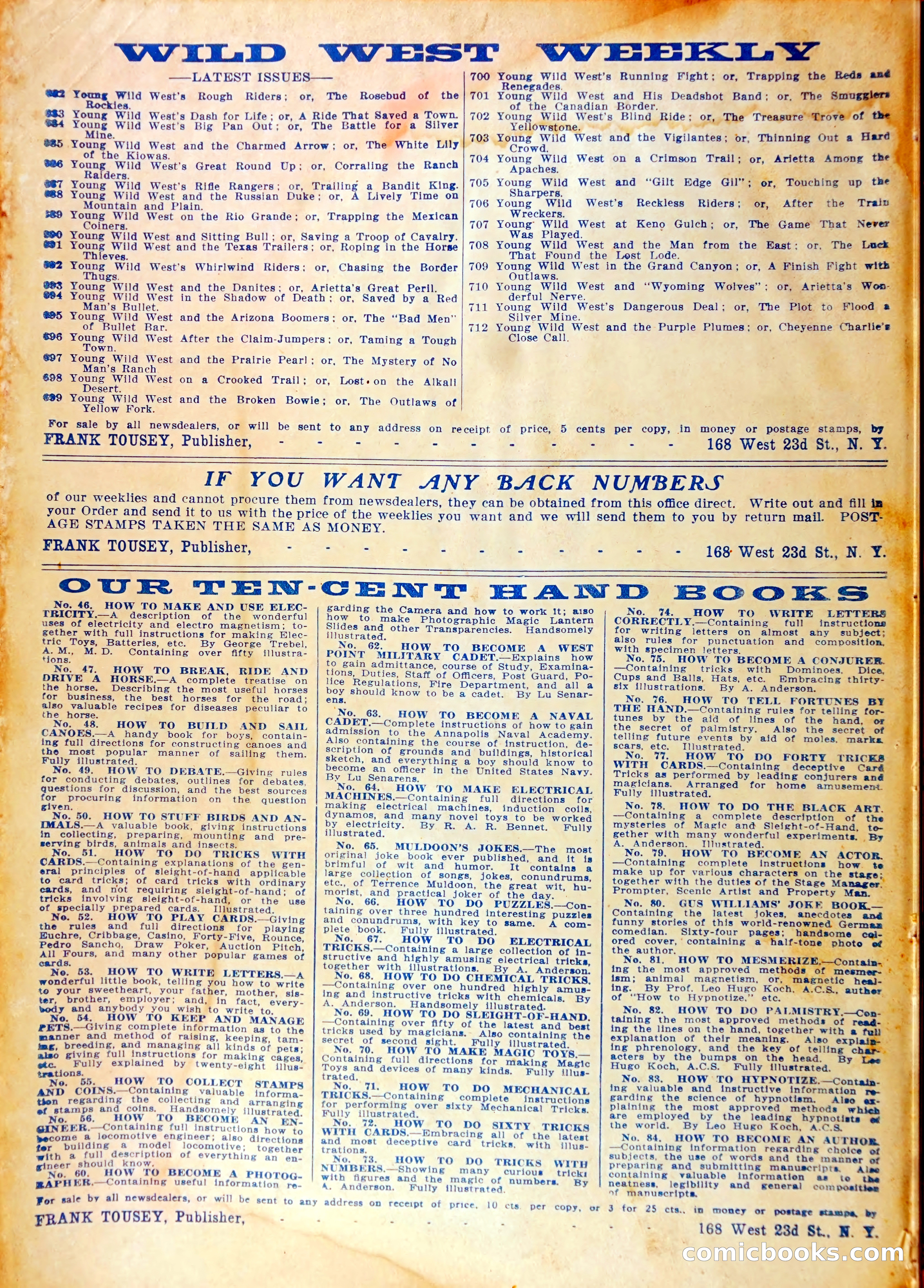 Young Wild West and the Purple Plumes — page 37 of 37