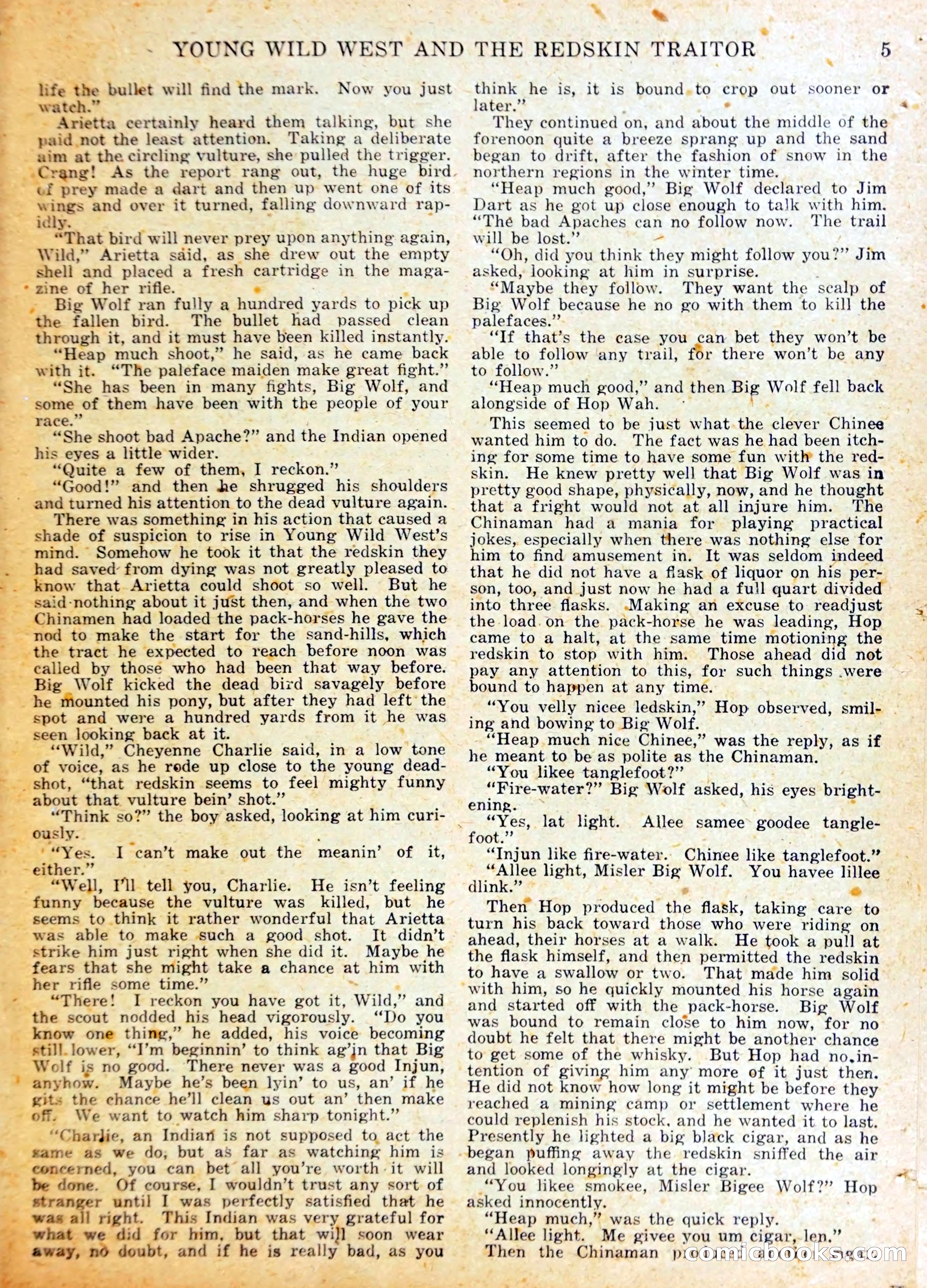 Wild West Weekly, No. 1223 — page 8 of 37