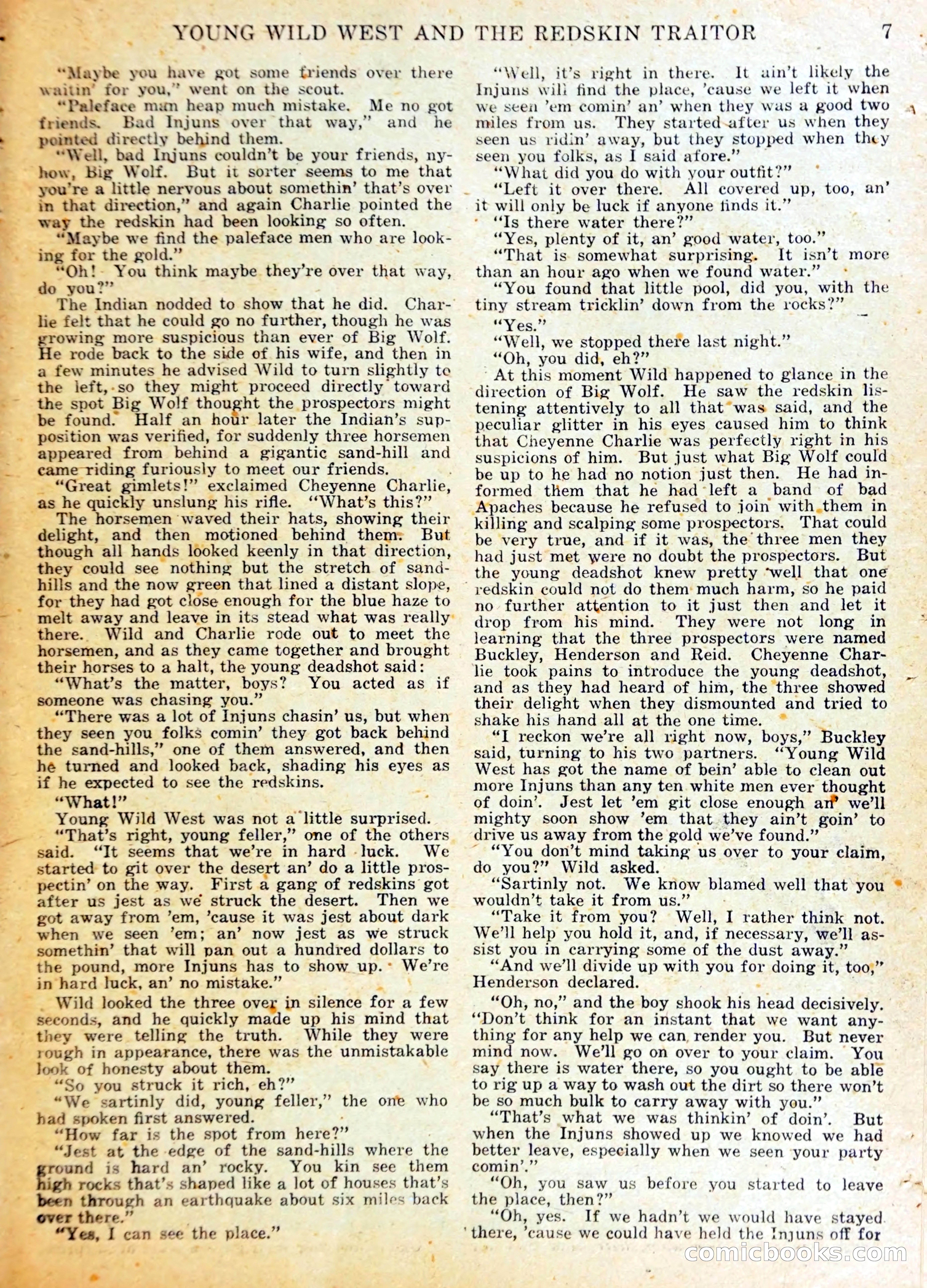 Wild West Weekly, No. 1223 — page 10 of 37