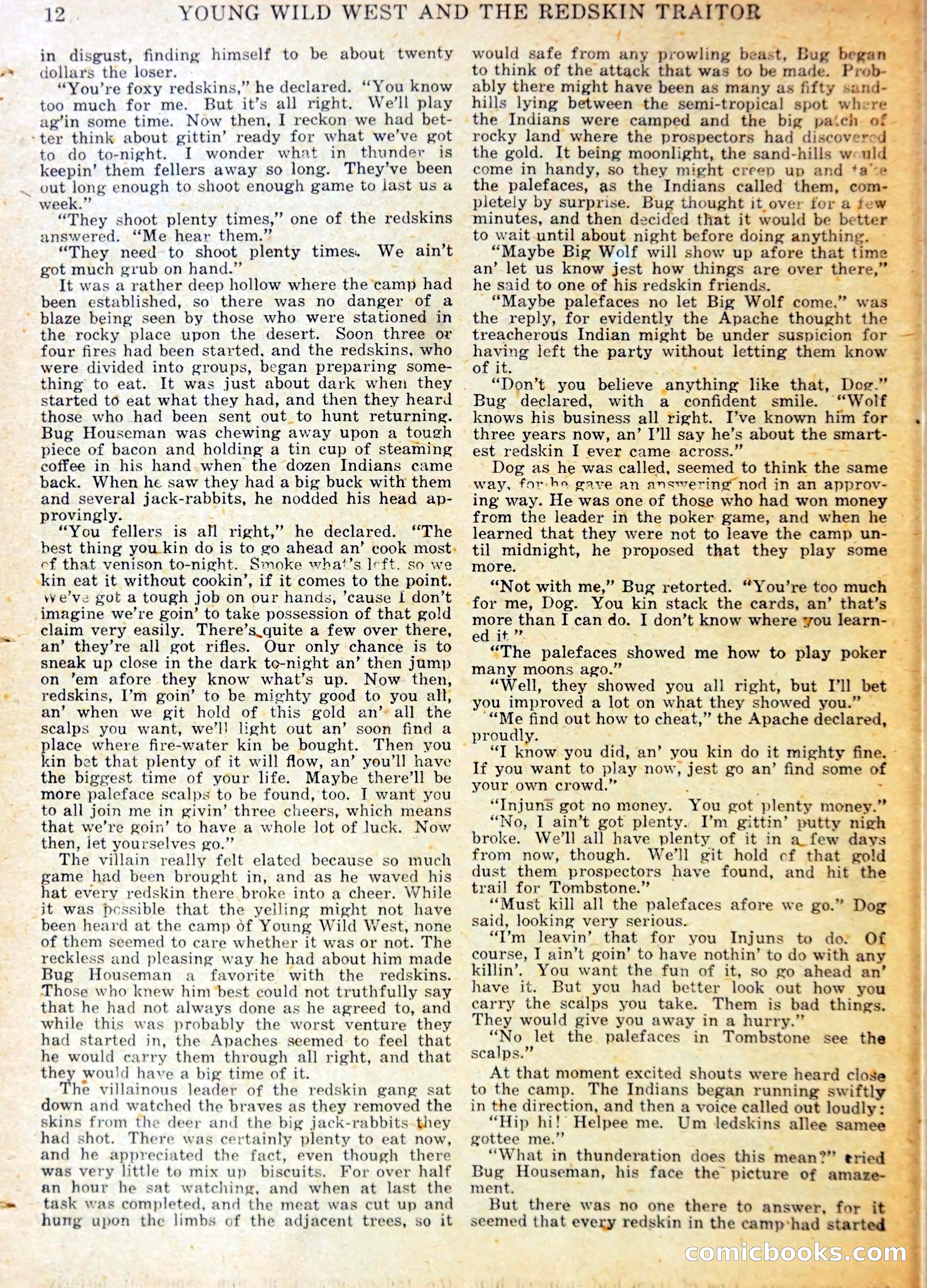 Wild West Weekly, No. 1223 — page 15 of 37