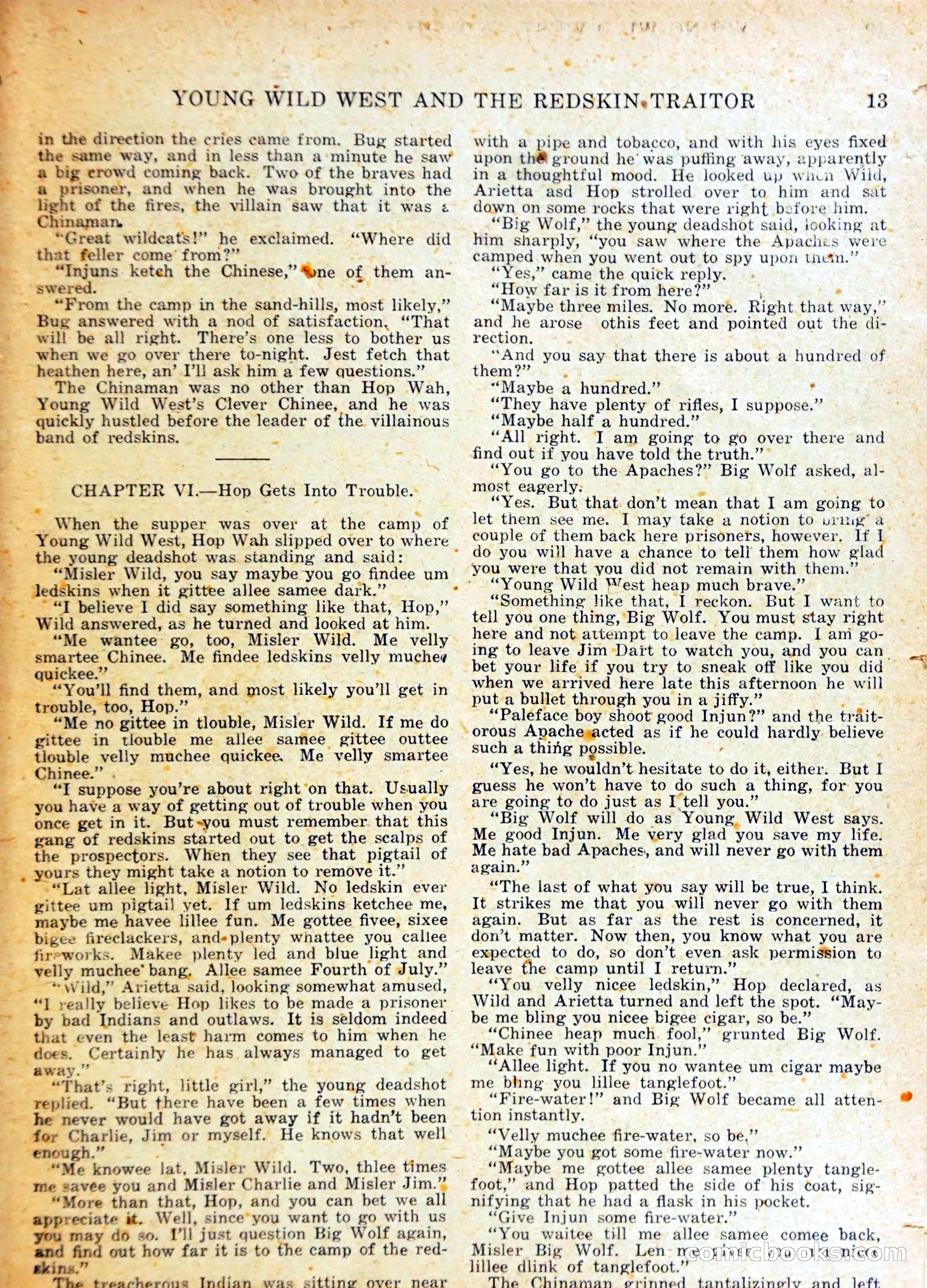 Wild West Weekly, No. 1223 — page 16 of 37