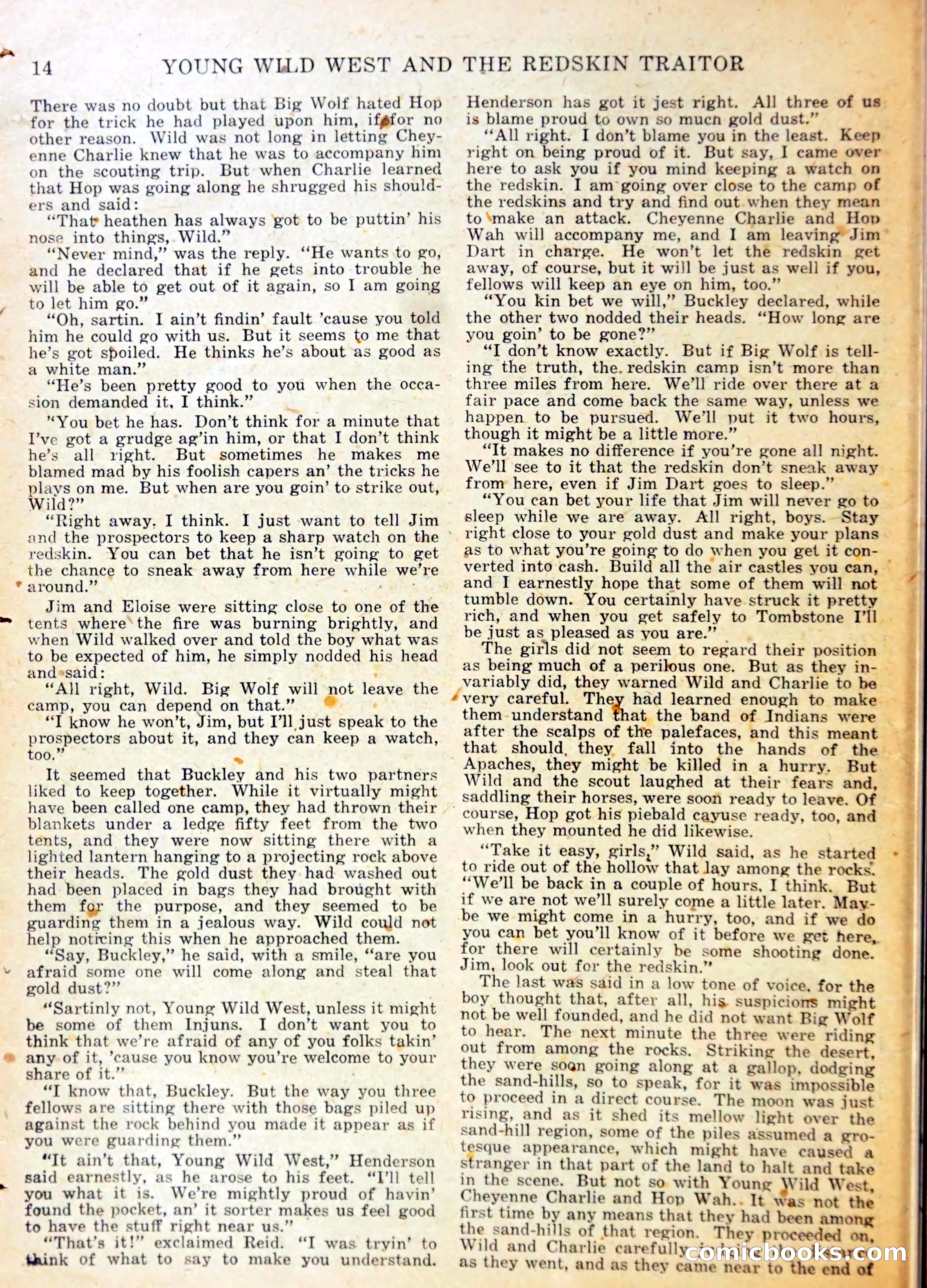 Wild West Weekly, No. 1223 — page 17 of 37
