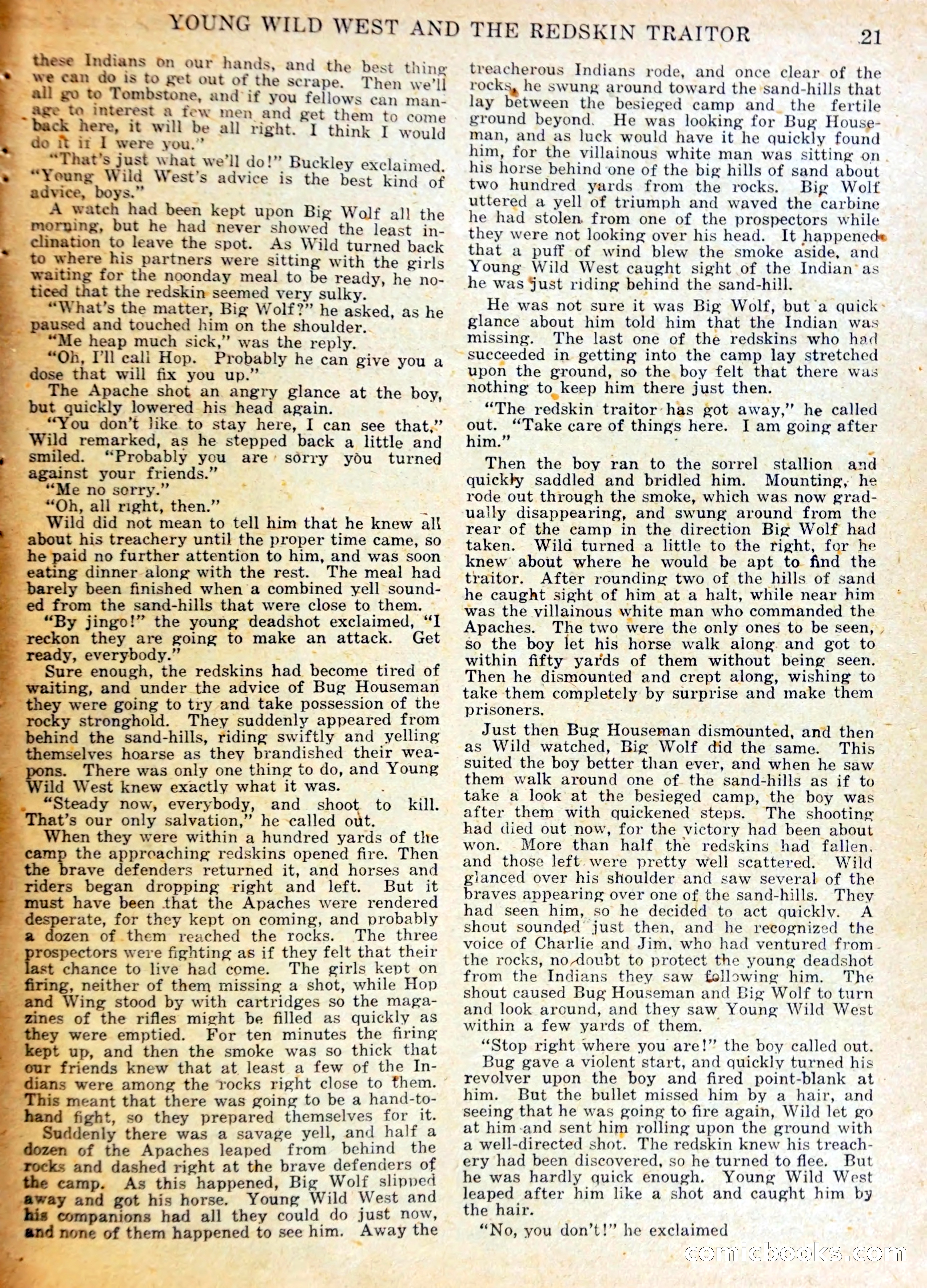 Wild West Weekly, No. 1223 — page 24 of 37