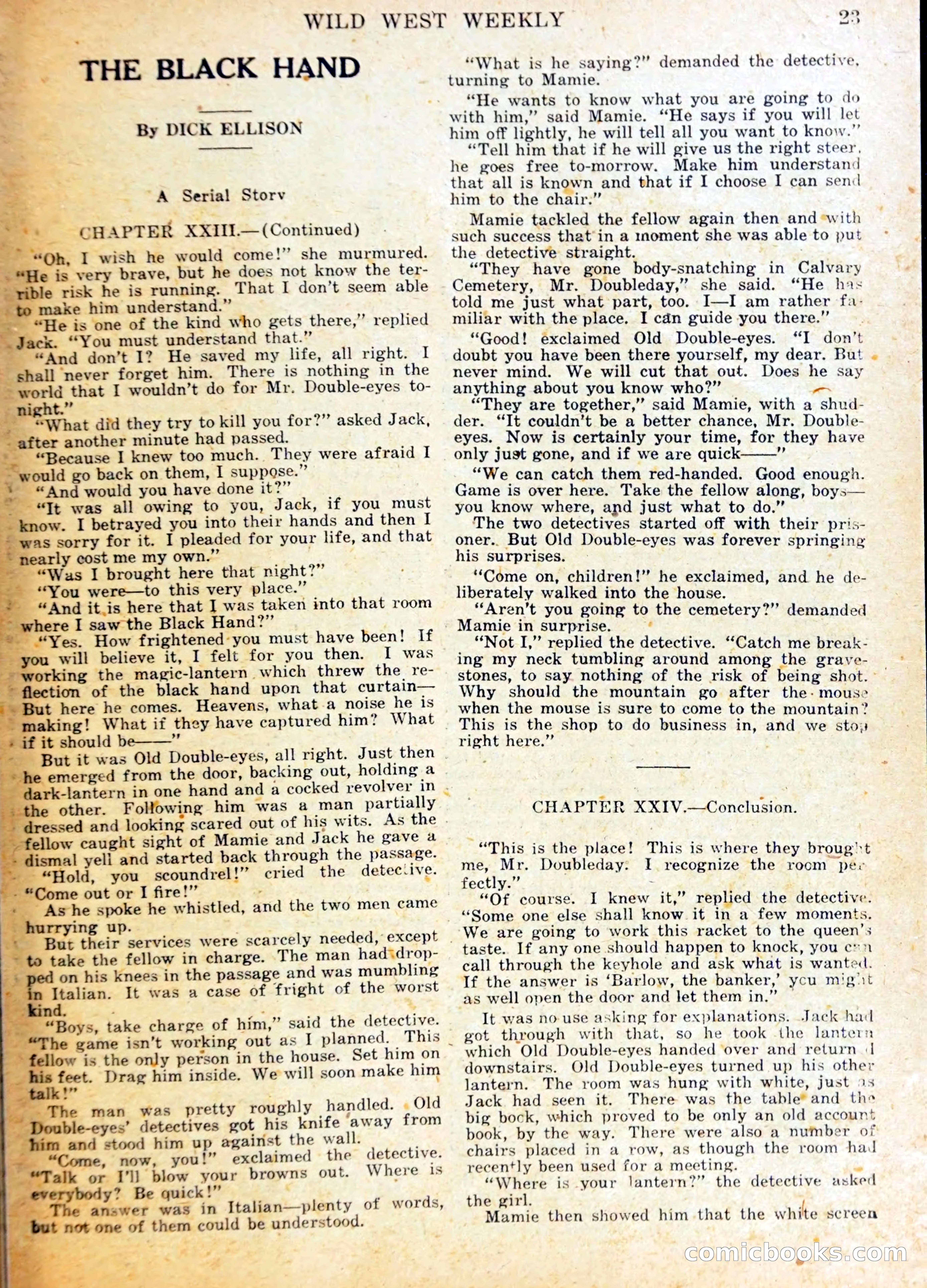 Wild West Weekly, No. 1223 — page 26 of 37