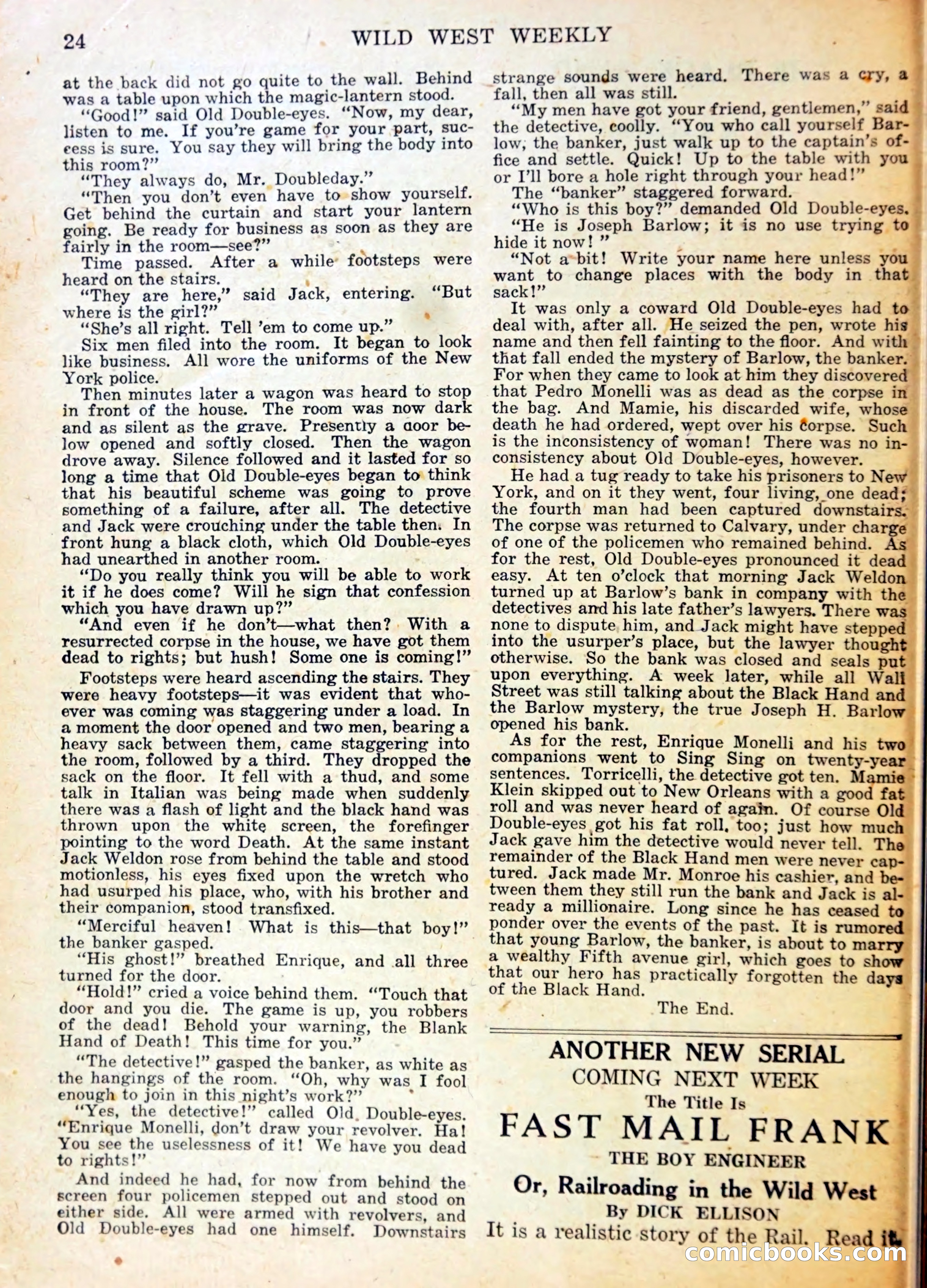 Wild West Weekly, No. 1223 — page 27 of 37