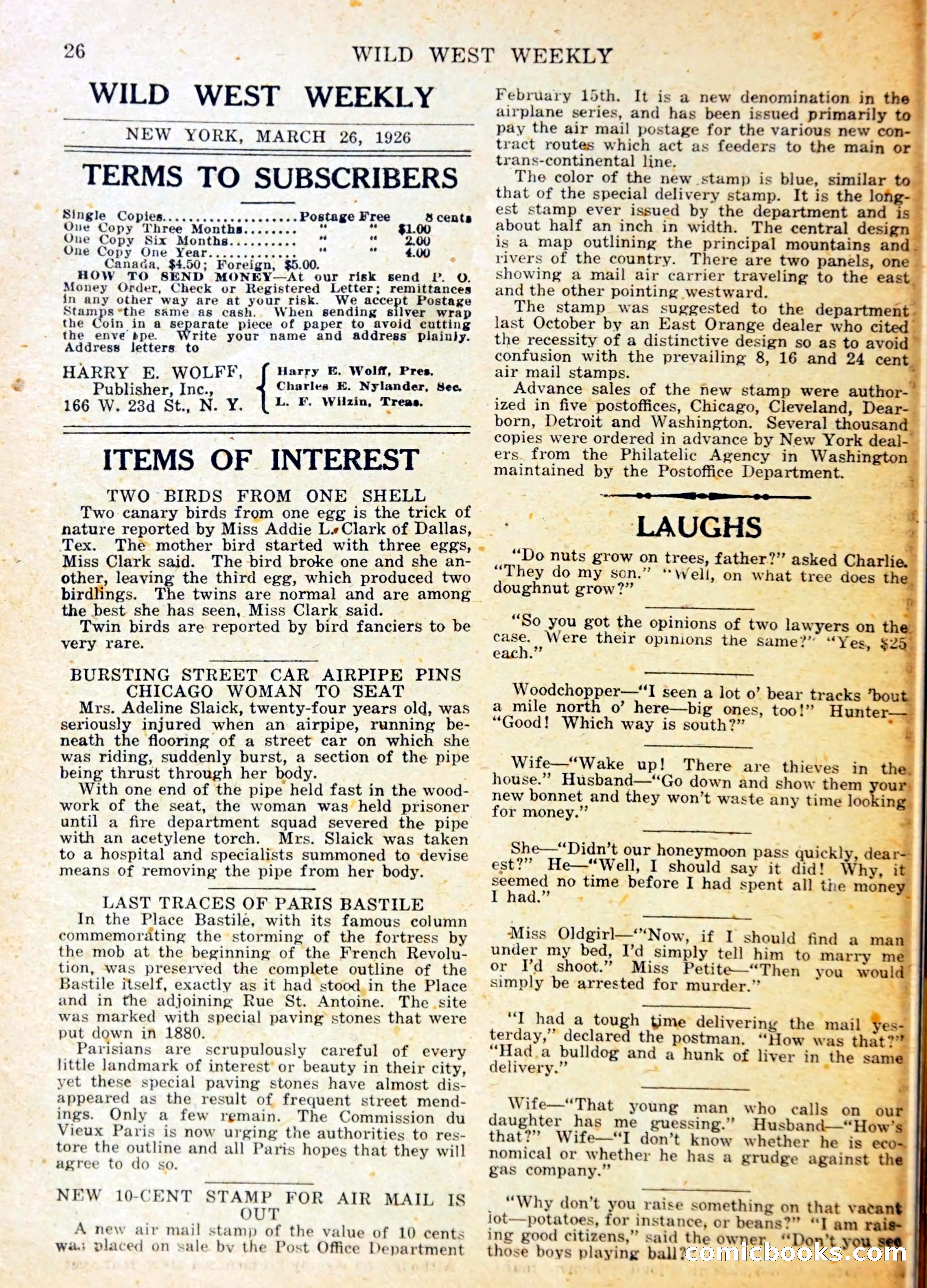 Wild West Weekly, No. 1223 — page 29 of 37
