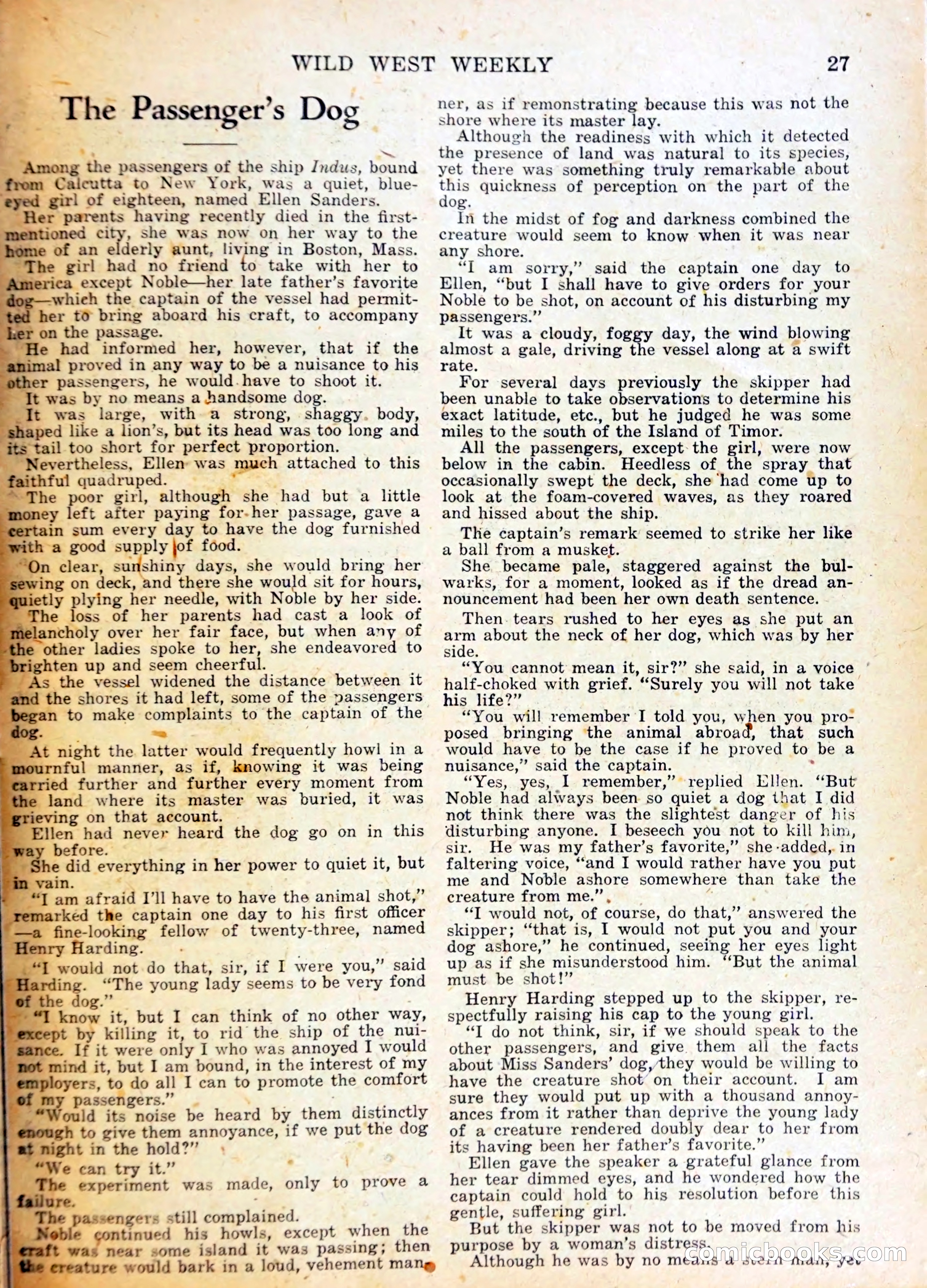 Wild West Weekly, No. 1223 — page 30 of 37