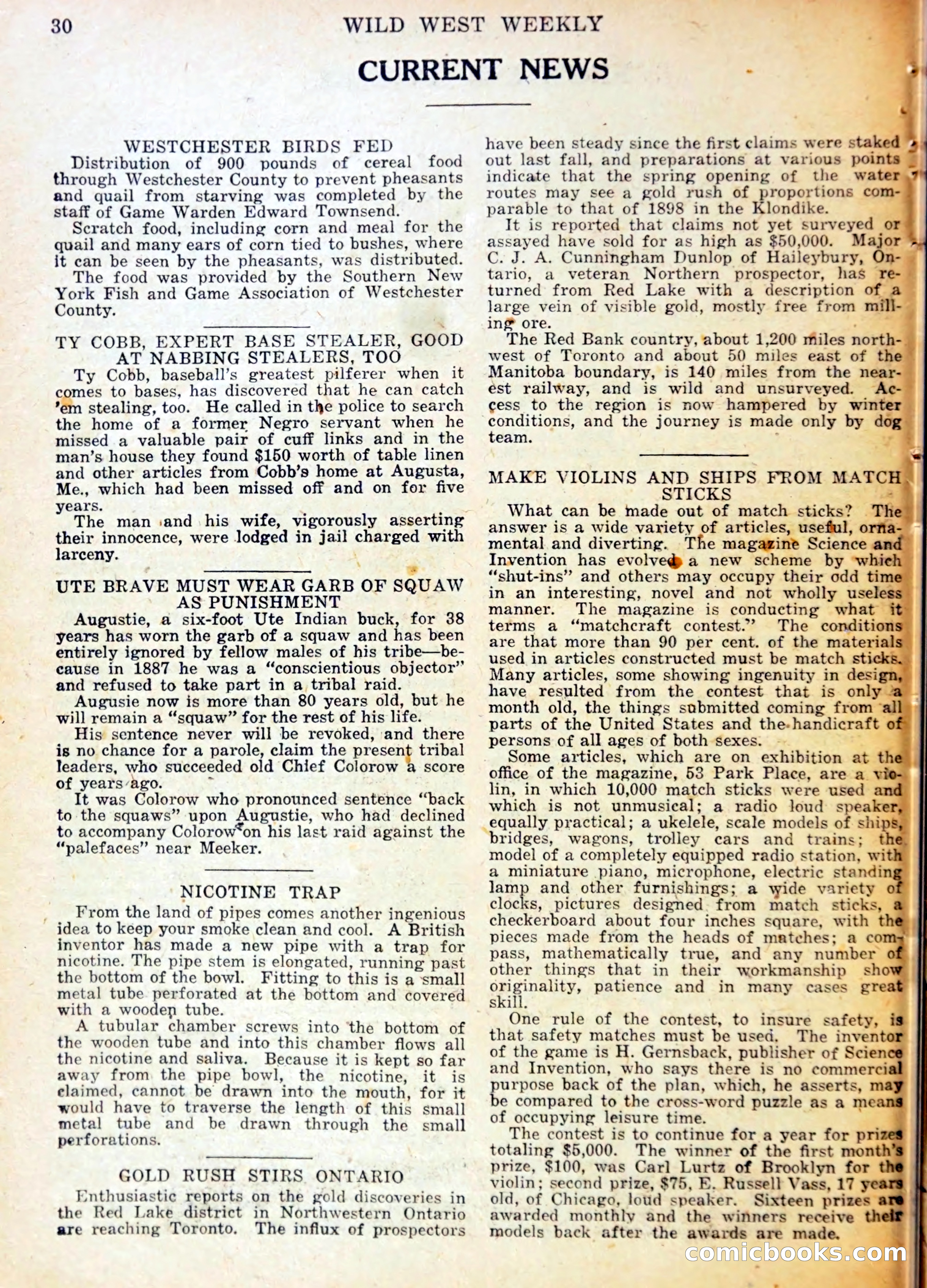 Wild West Weekly, No. 1223 — page 33 of 37