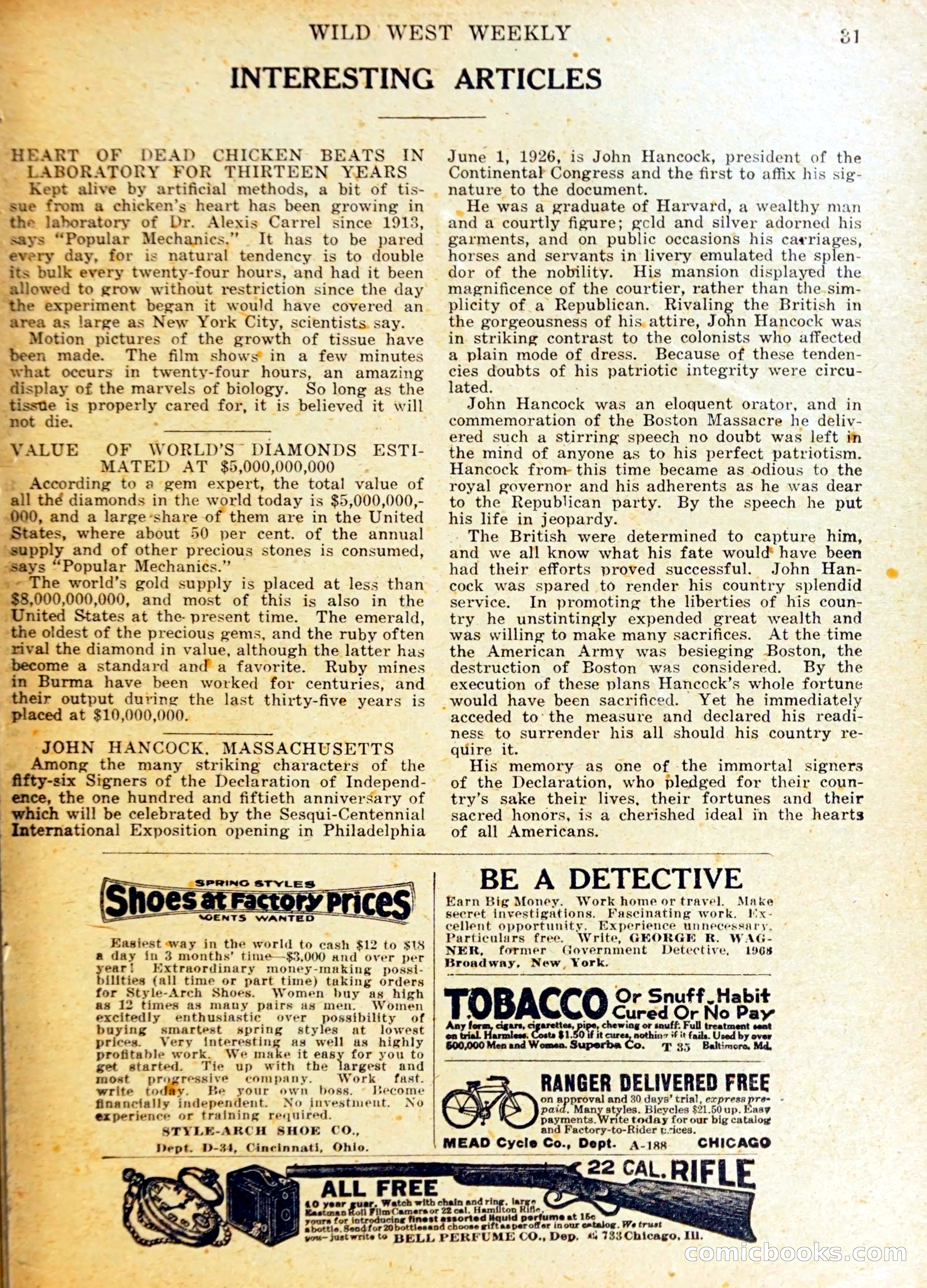 Wild West Weekly, No. 1223 — page 34 of 37