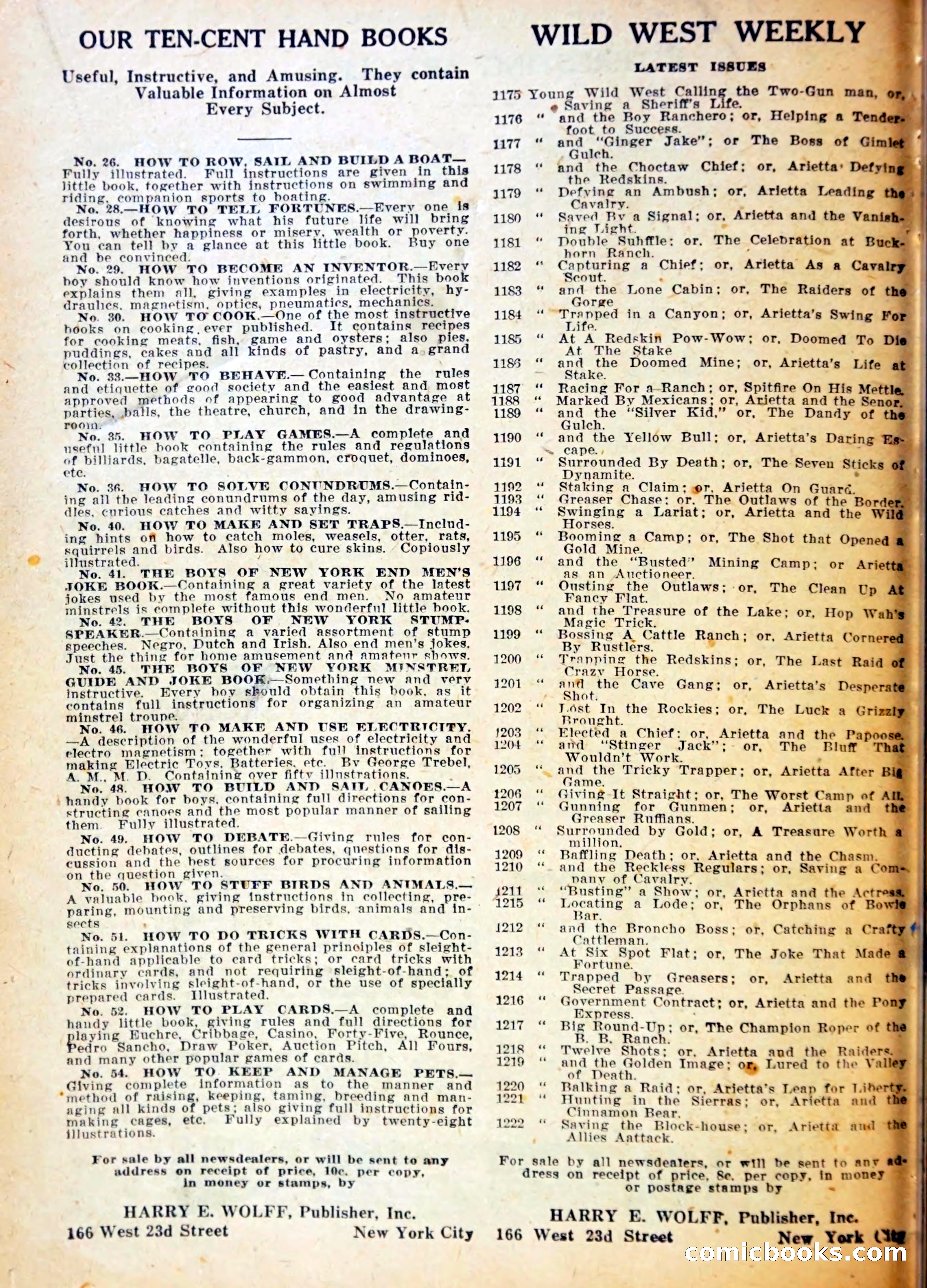 Wild West Weekly, No. 1223 — page 35 of 37
