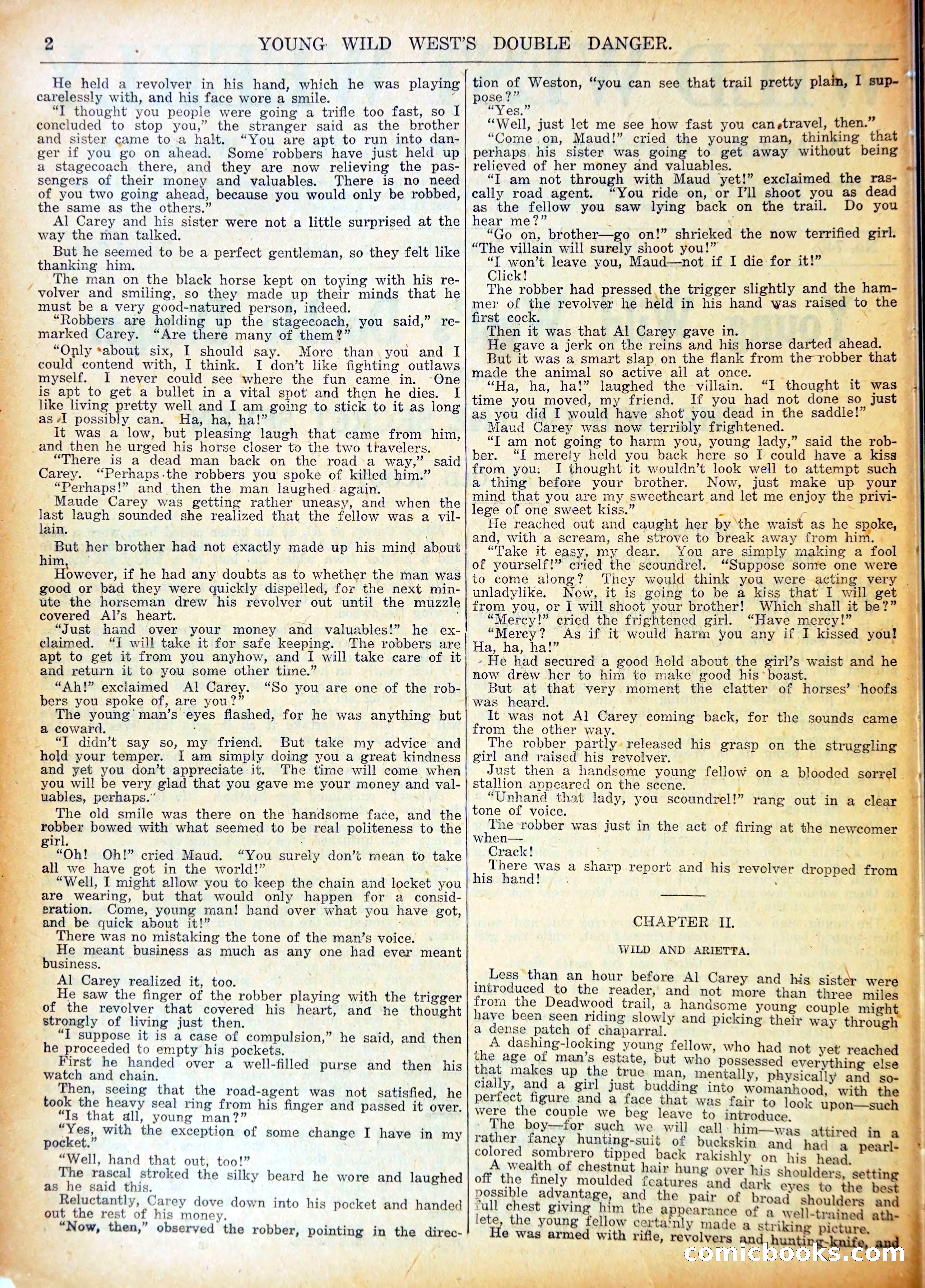 Young Wild West Weekly No. 740 — page 5 of 37