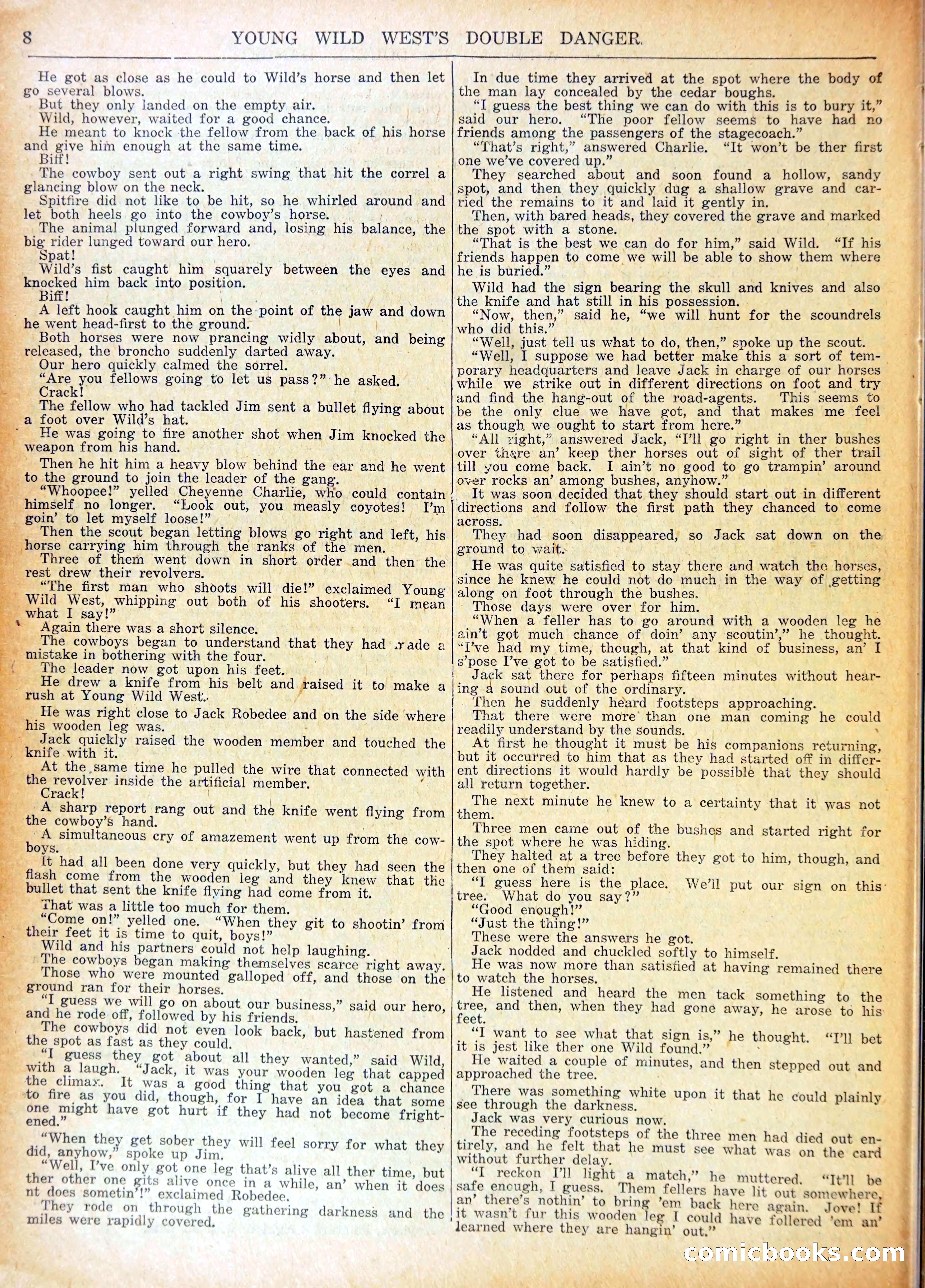 Young Wild West Weekly No. 740 — page 11 of 37