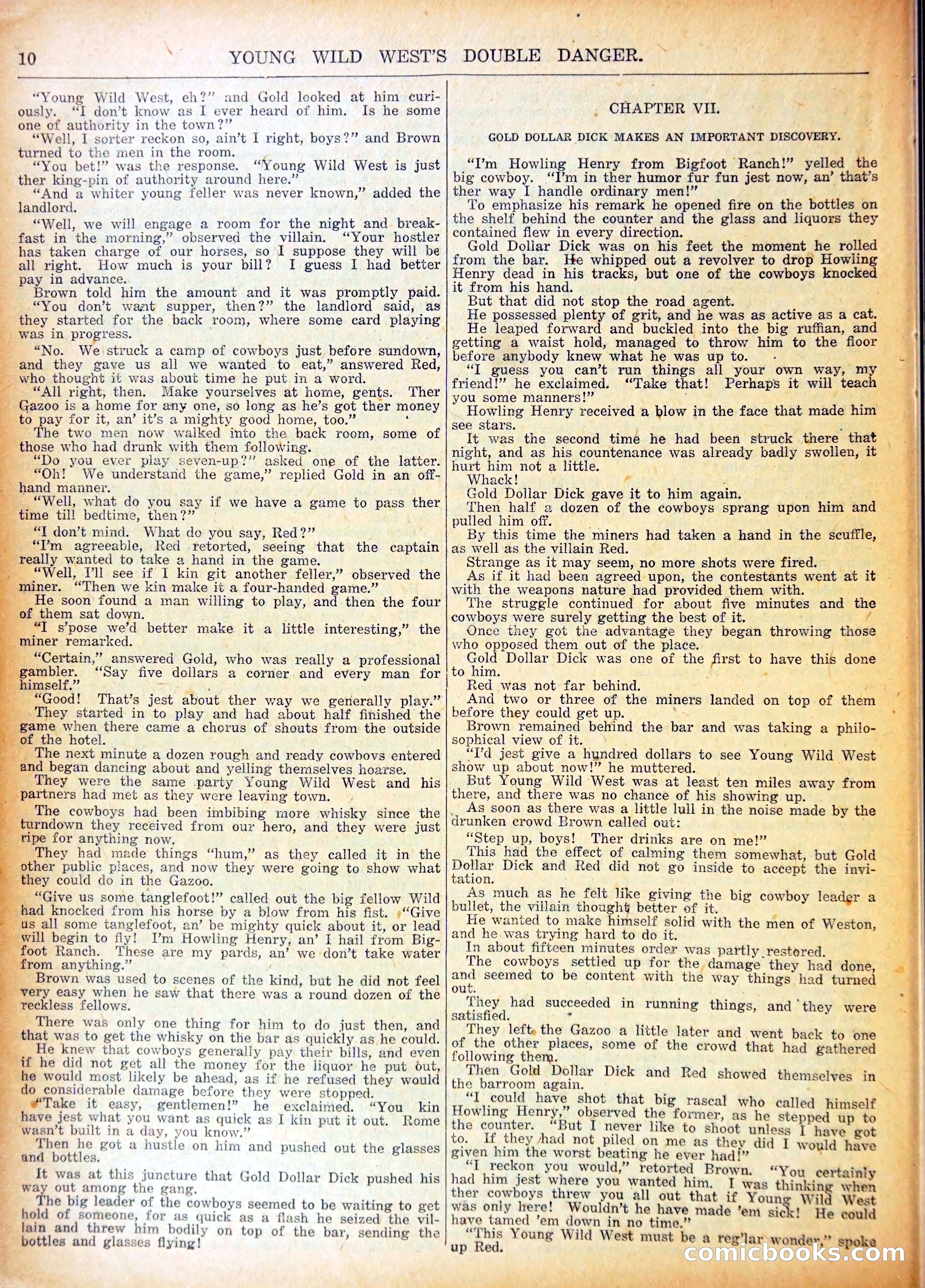 Young Wild West Weekly No. 740 — page 13 of 37