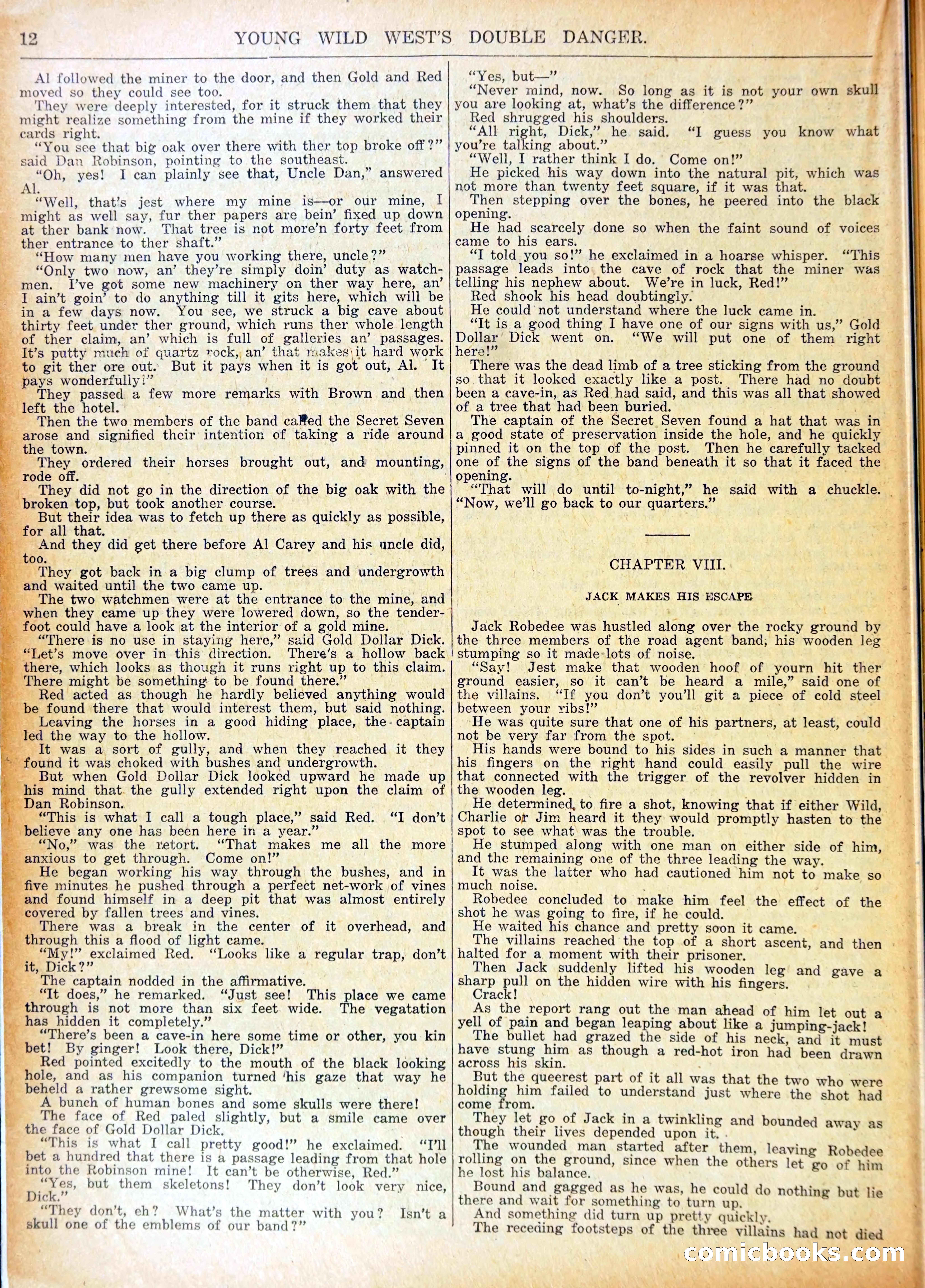 Young Wild West Weekly No. 740 — page 15 of 37